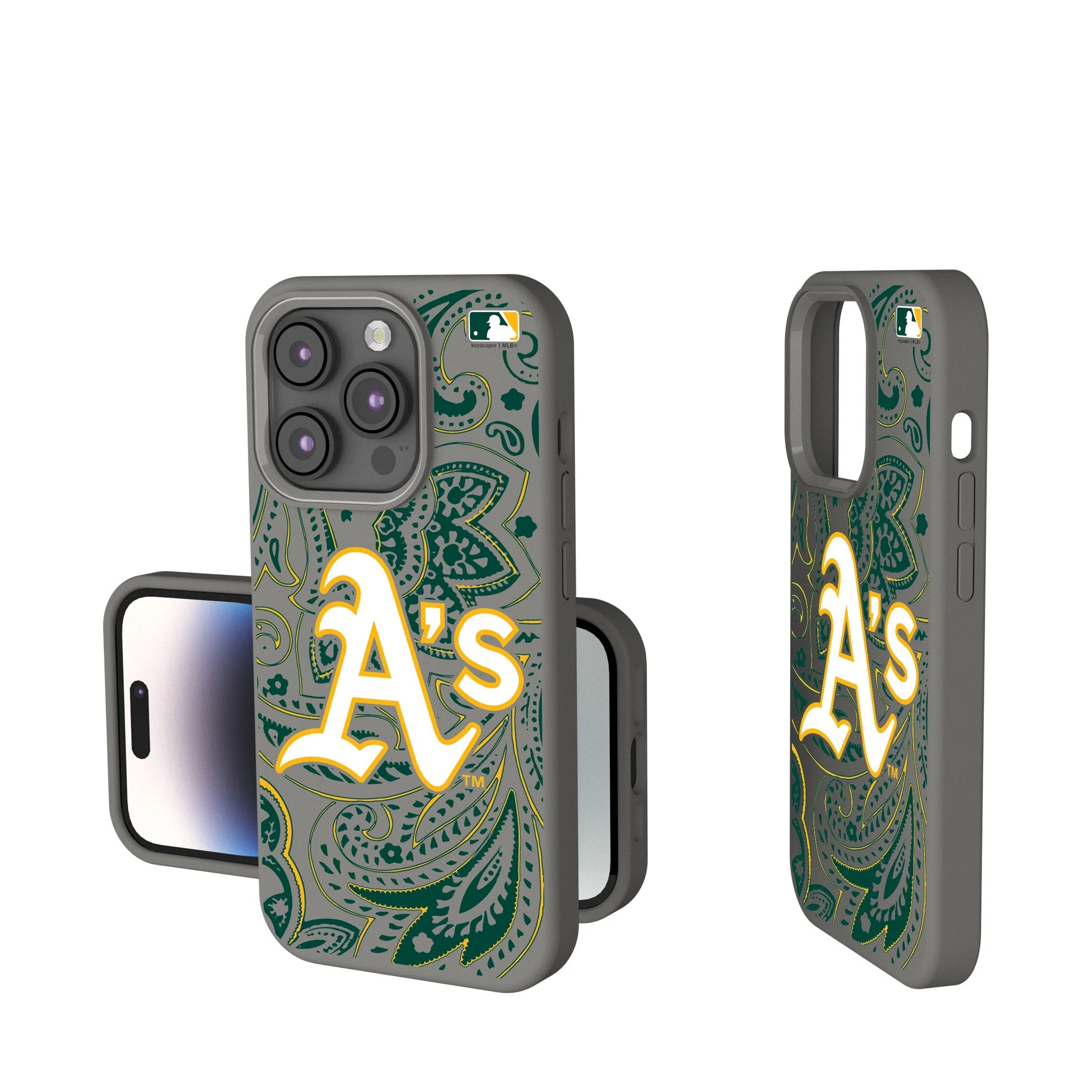 Oakland Athletics Paisley Soft Touch Phone Case