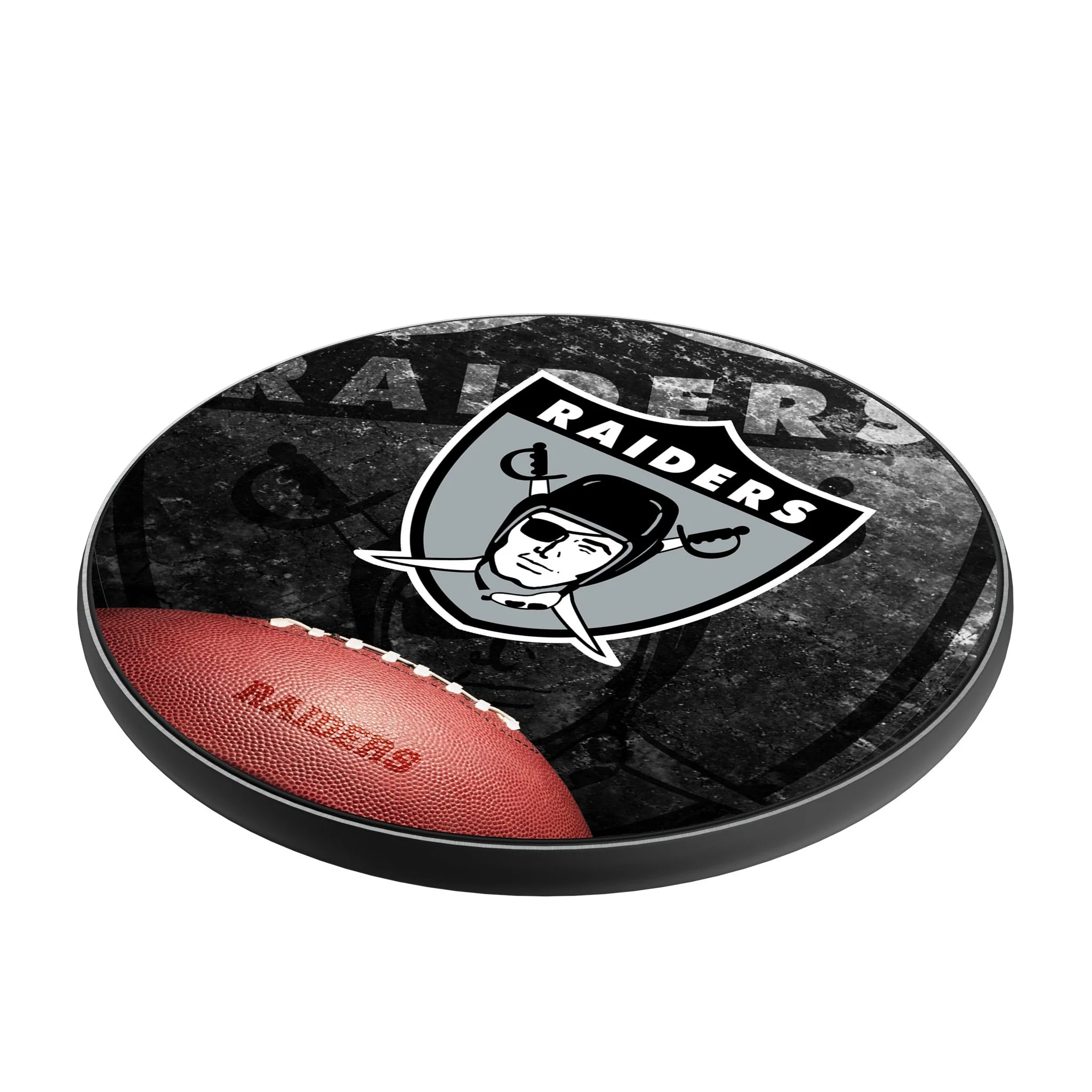 Oakland Raiders 1963 Historic Collection Legendary 15-Watt Wireless Charger - Image 2
