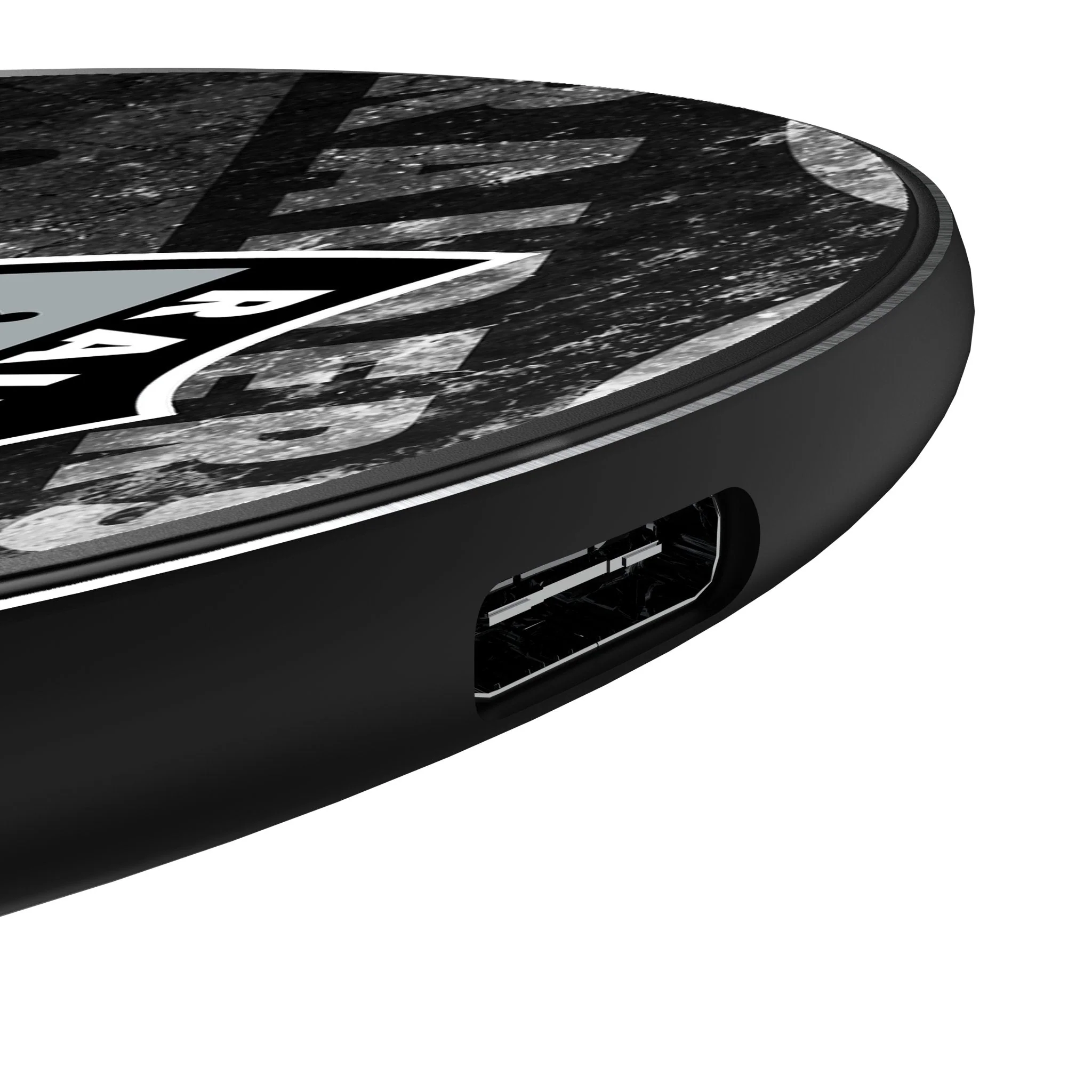 Oakland Raiders 1963 Historic Collection Legendary 15-Watt Wireless Charger - Image 3