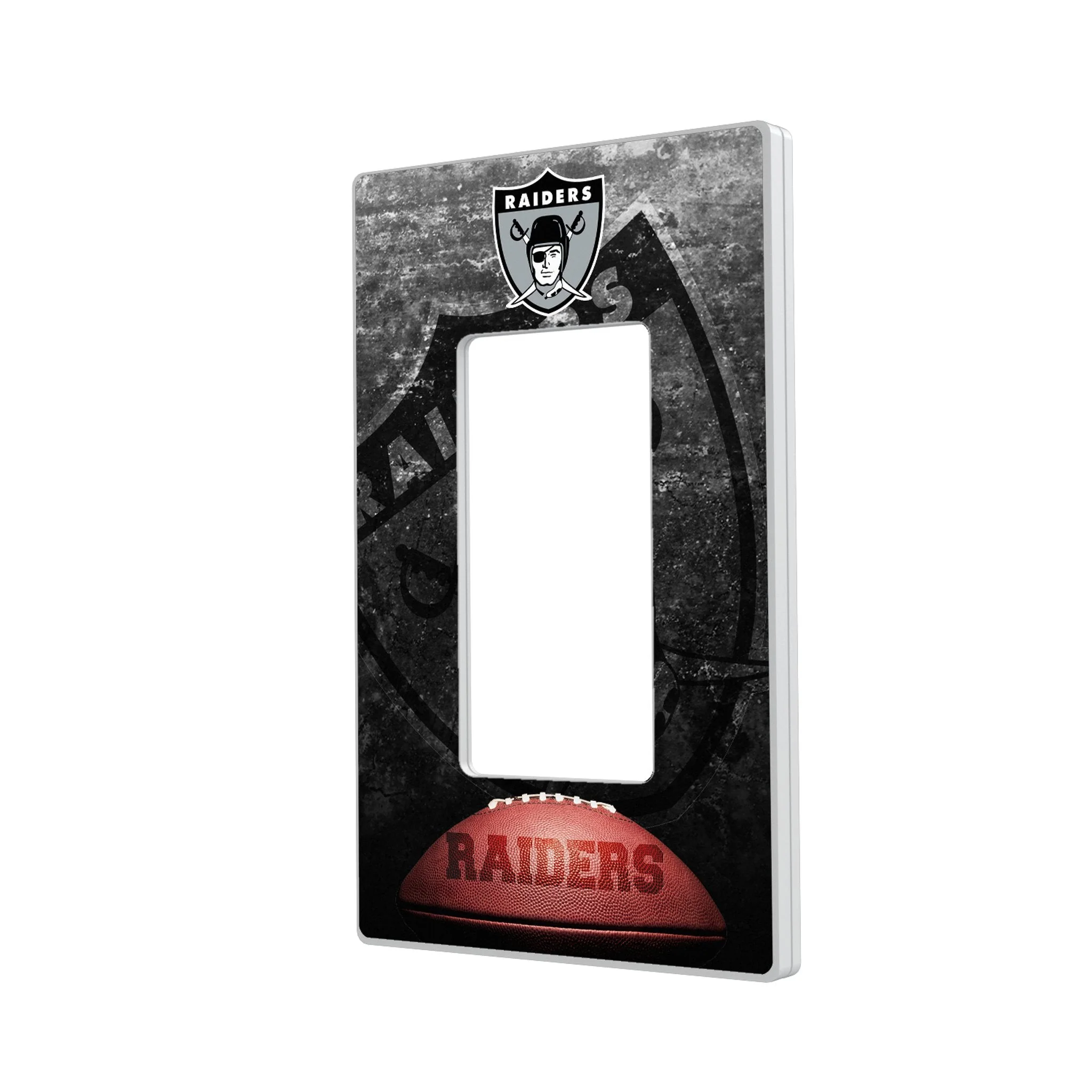 Oakland Raiders 1963 Historic Collection Legendary Hidden-Screw Light Switch Plate - Image 2