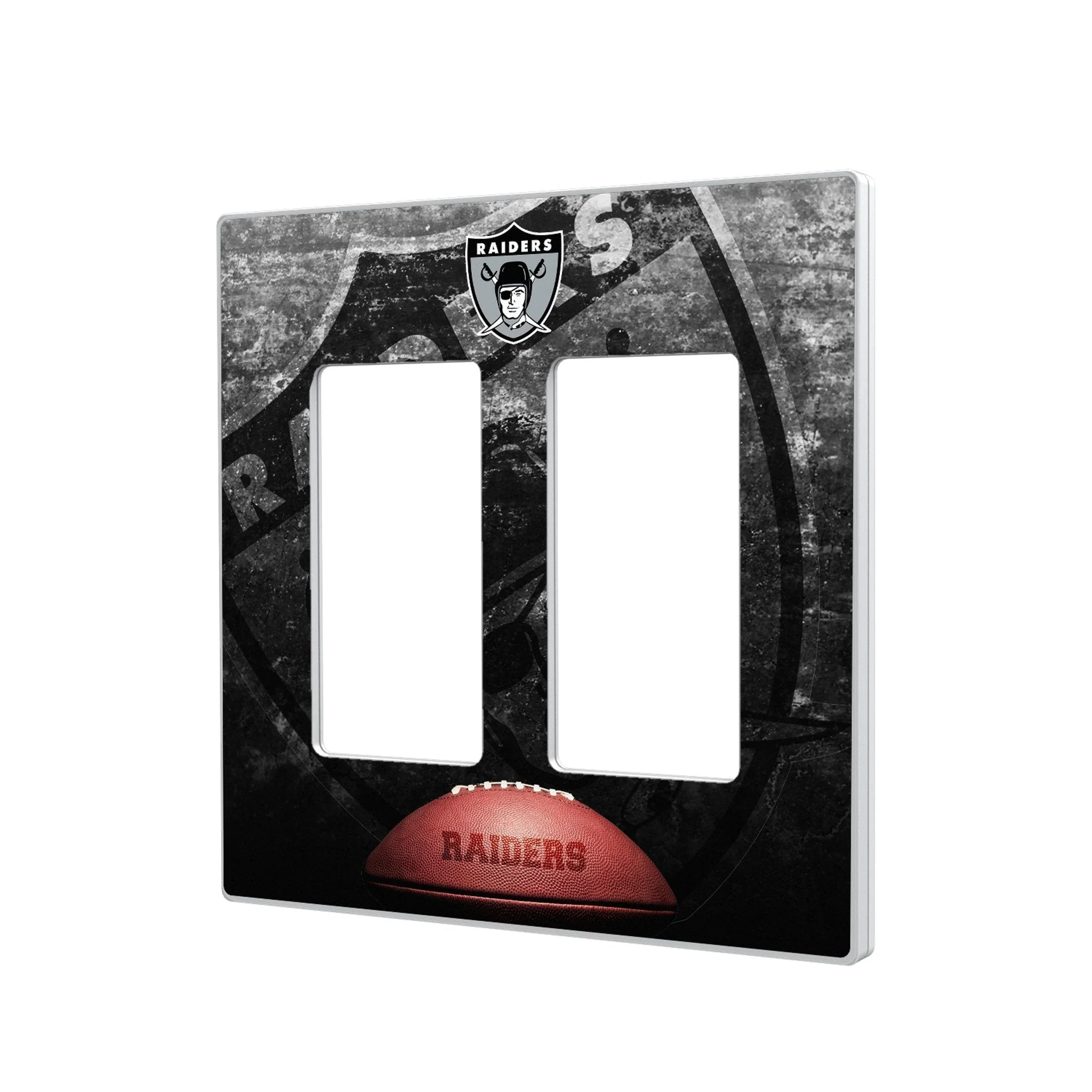 Oakland Raiders 1963 Historic Collection Legendary Hidden-Screw Light Switch Plate - Image 4