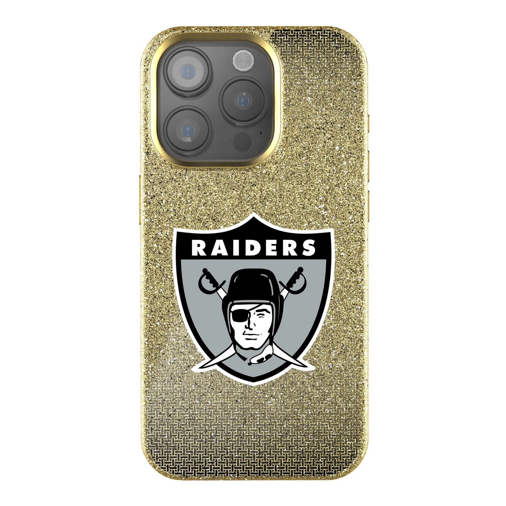 Oakland Raiders 1963 Historic Collection Linen Bling Phone Case for Apple iPhone
