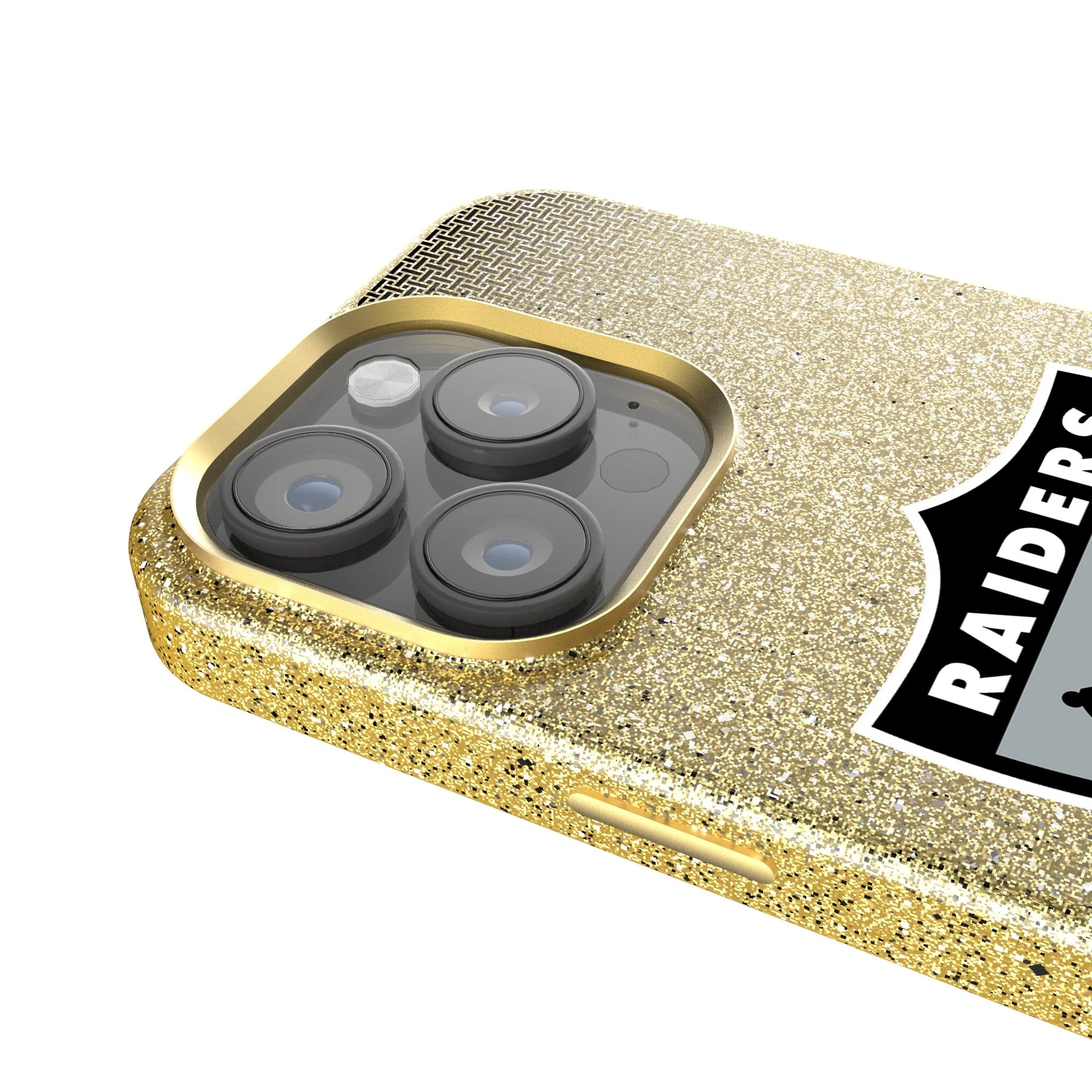 Oakland Raiders 1963 Historic Collection Linen Bling Phone Case for Apple iPhone - Image 4