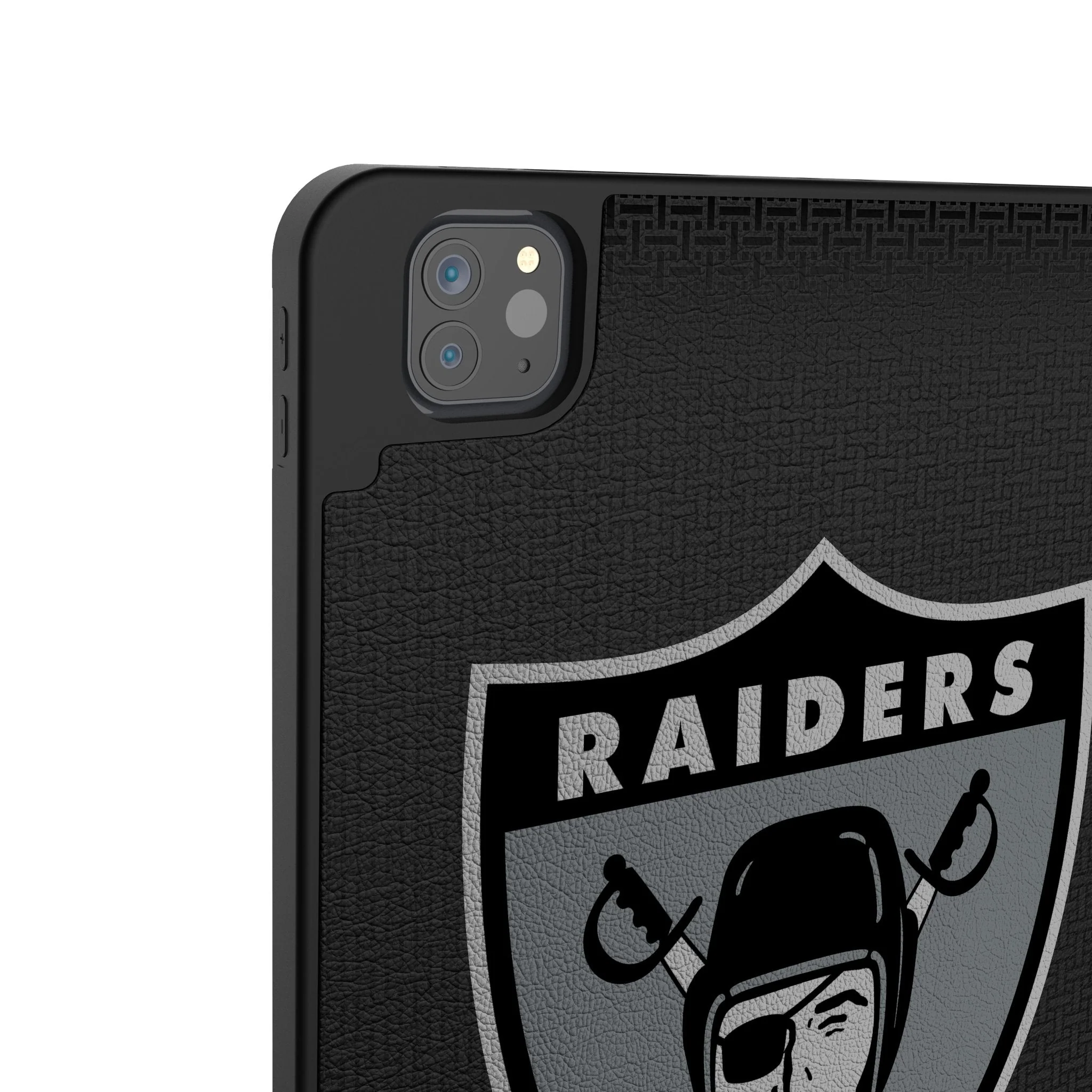 Oakland Raiders 1963 Historic Collection Linen Tablet Case for Apple iPad - Image 3