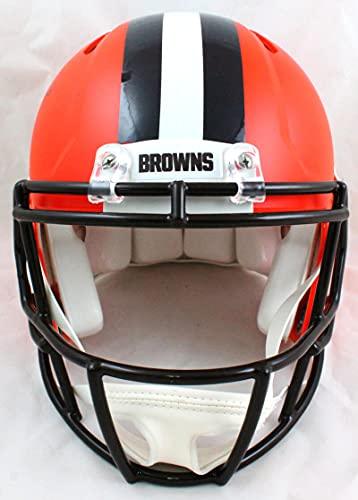 Odell Beckham Signed Cleveland Browns F/S Speed Authentic Helmet-Beckett W Hologram Black - Image 4