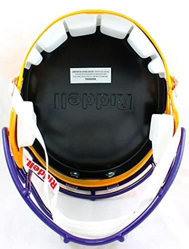 Odell Beckham Signed LSU Tigers F/S Speed Helmet-Beckett W Hologram Black - Image 2