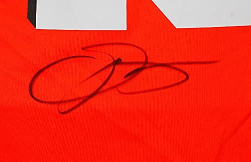 Odell Beckham Signed Orange Nike Game Jersey-Beckett W Hologram Black - Image 3