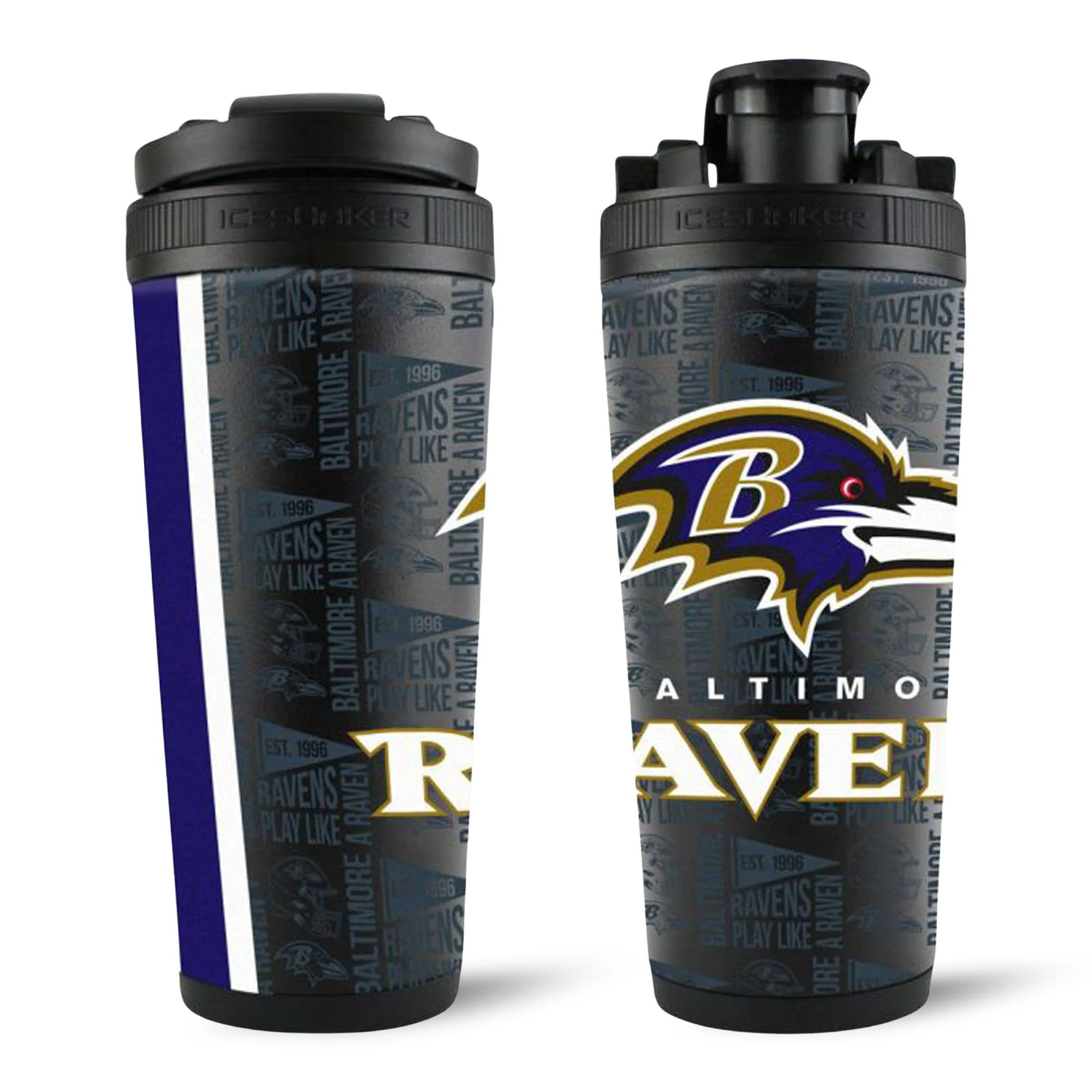 Officially Licensed Baltimore Ravens 26oz Ice Shaker - Image 15