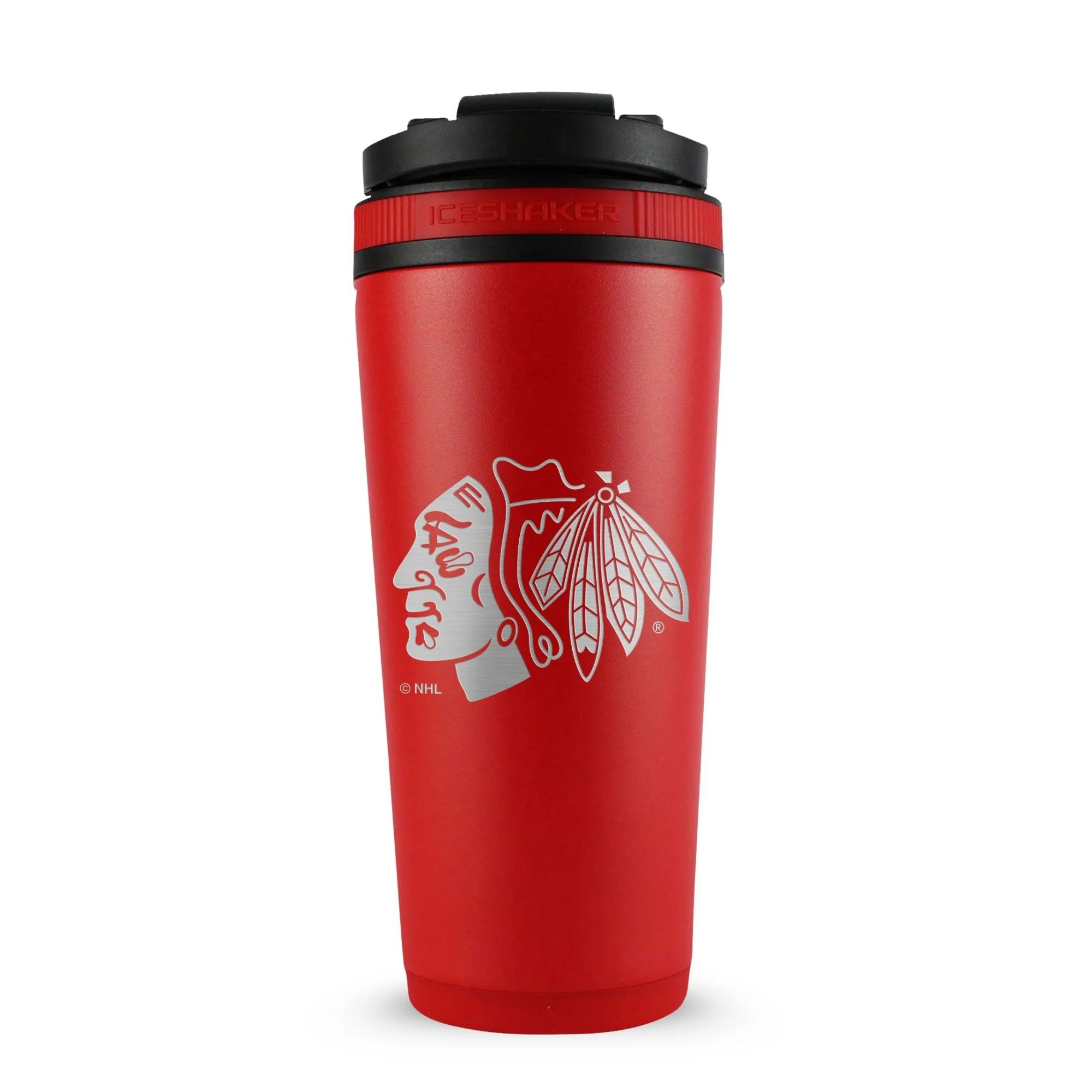 Officially Licensed Chicago Blackhawks 26oz Ice Shaker - Image 2