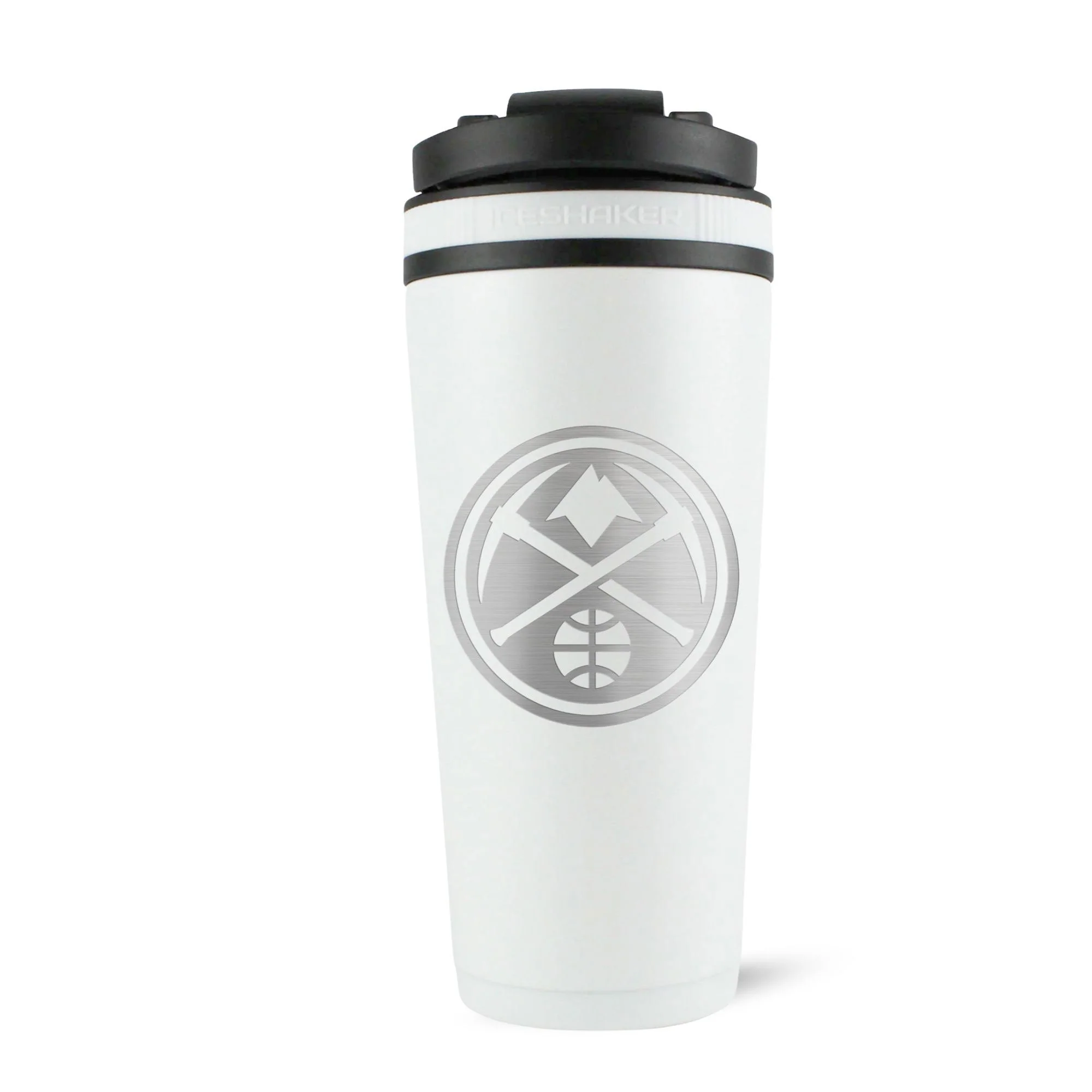 Officially Licensed Denver Nuggets 26oz Ice Shaker - White
