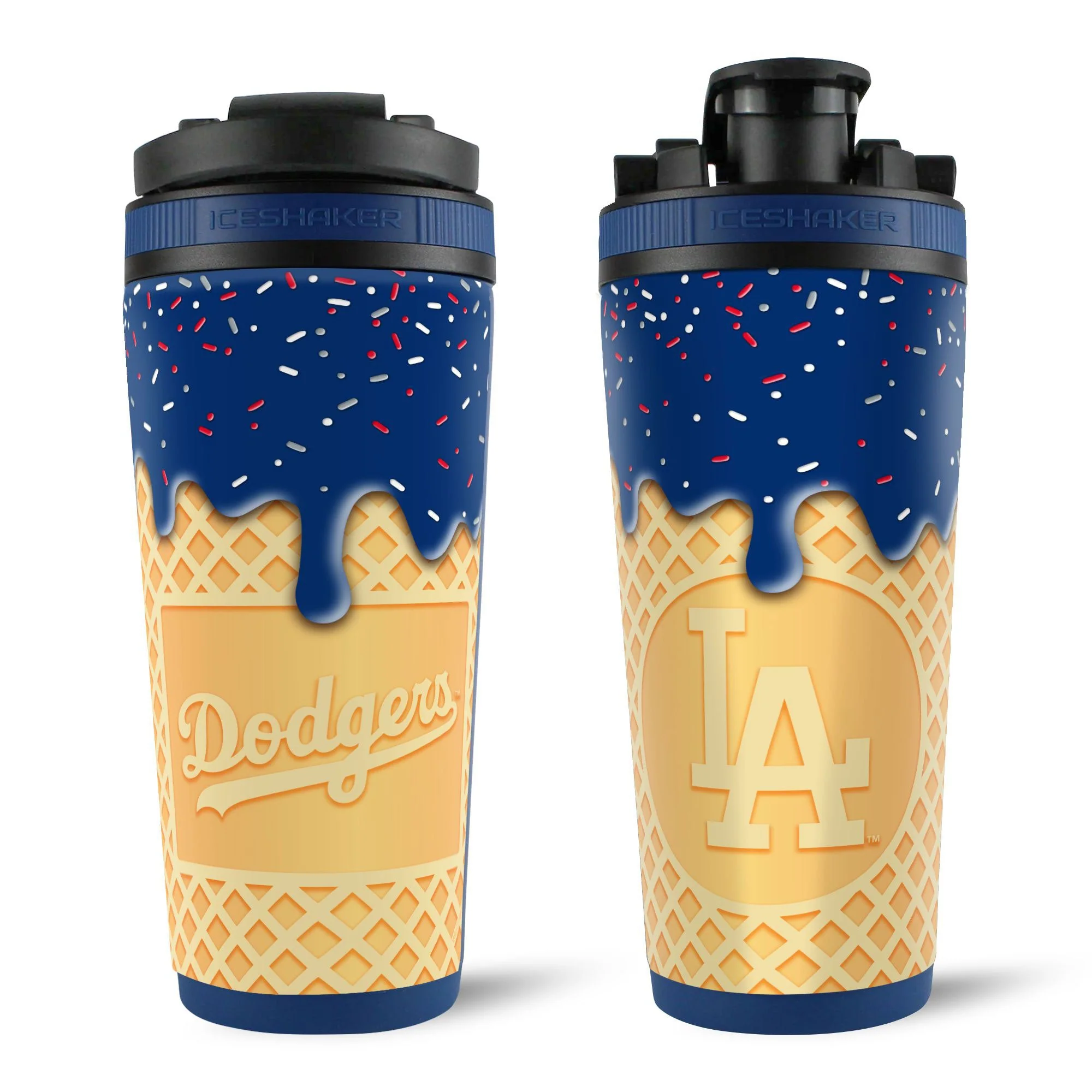 Officially Licensed Los Angeles Dodgers 26oz Ice Shaker (Alternate Logo) - Image 3