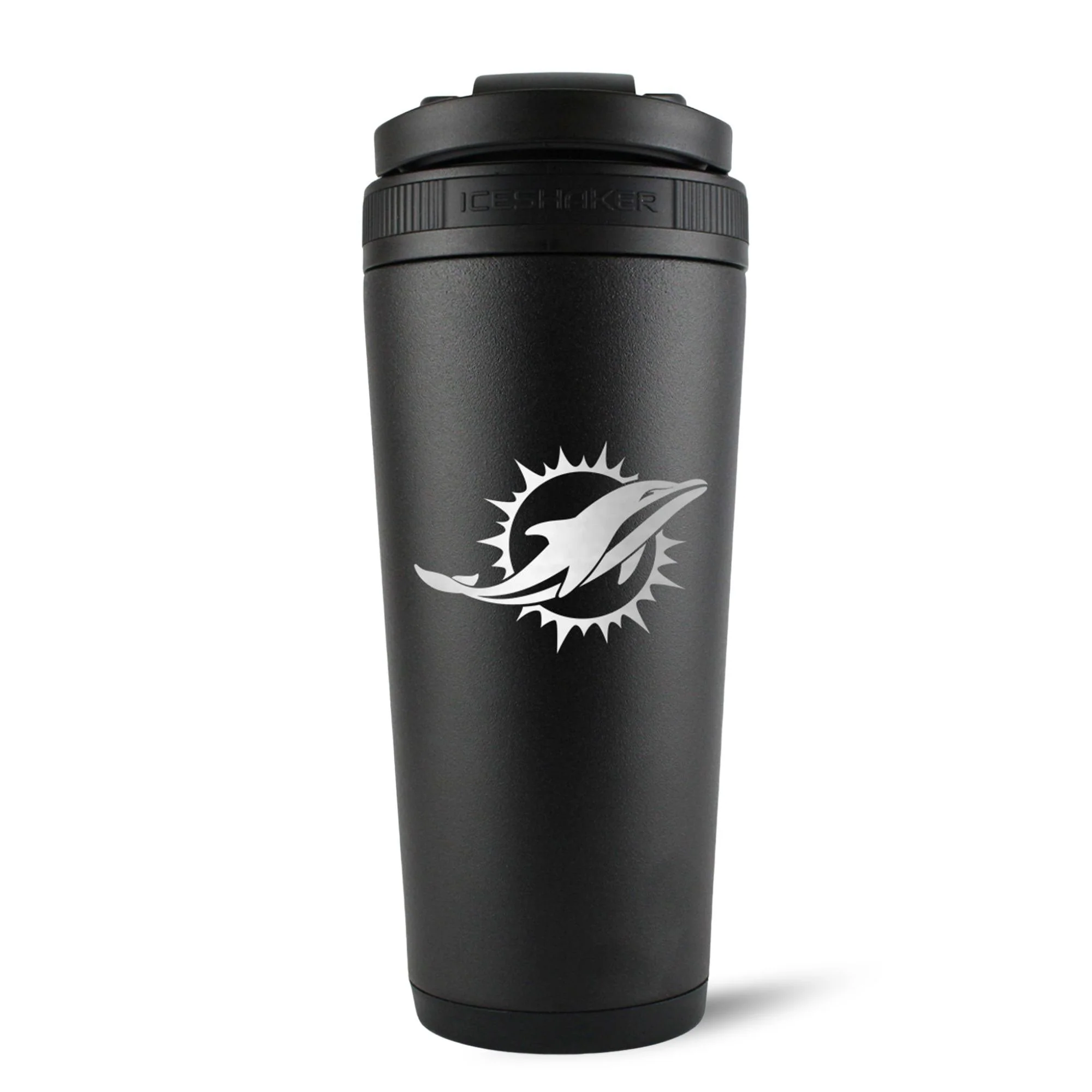 Officially Licensed Miami Dolphins 26oz Ice Shaker - Image 8