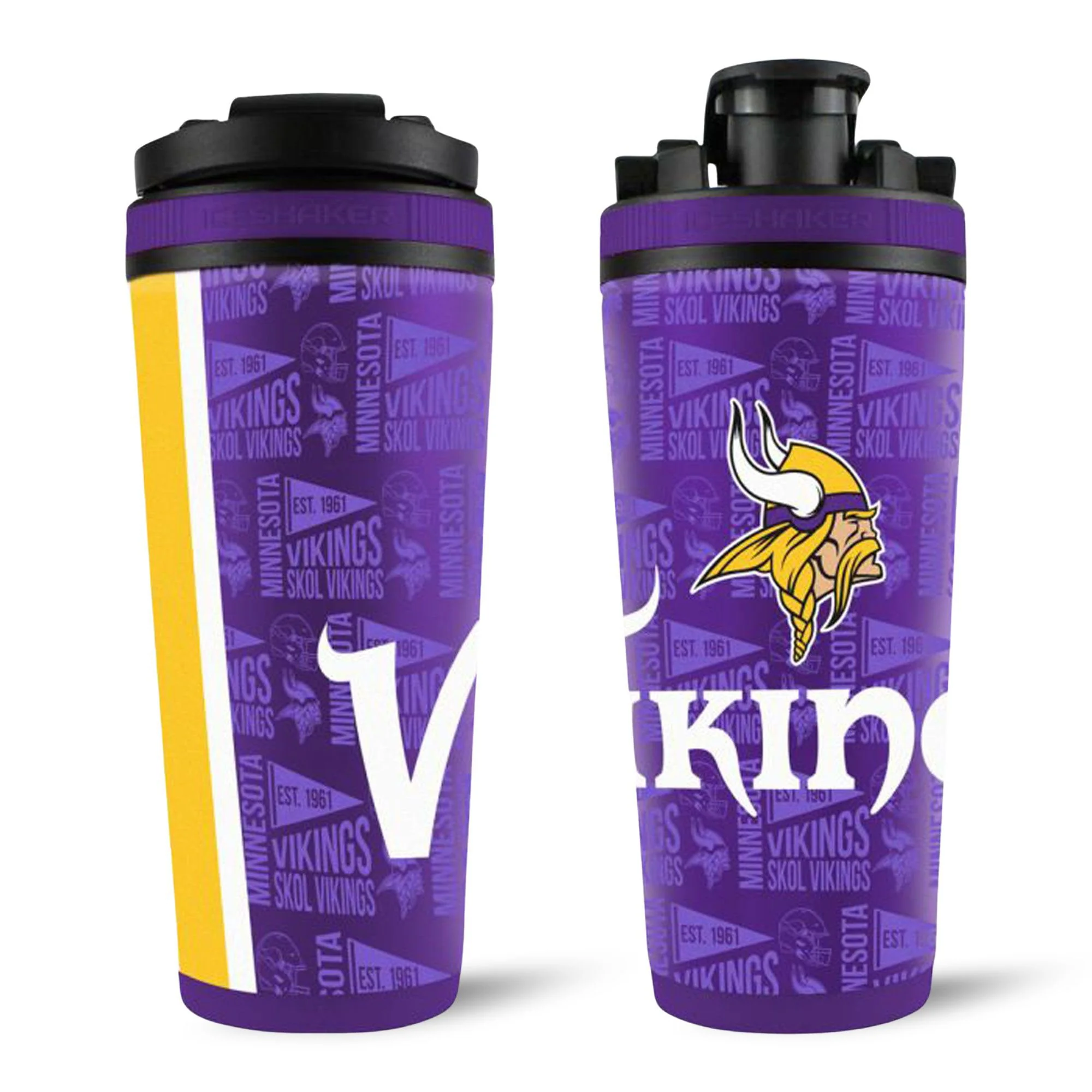 Officially Licensed Minnesota Vikings 26oz Ice Shaker - Image 22