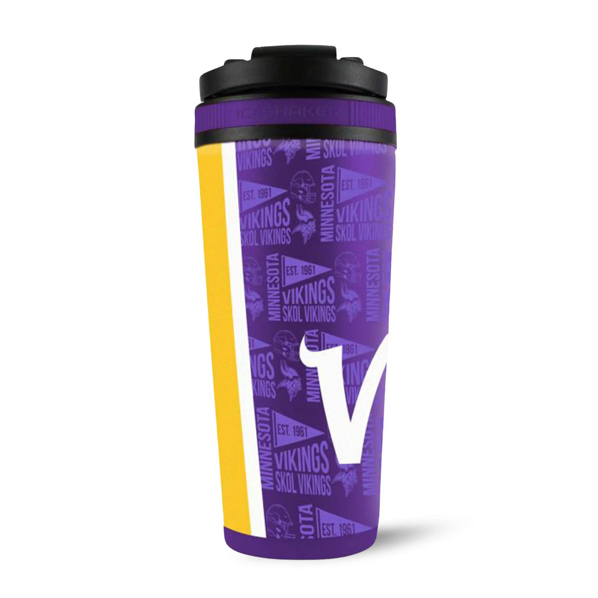 Officially Licensed Minnesota Vikings 26oz Ice Shaker - Image 23