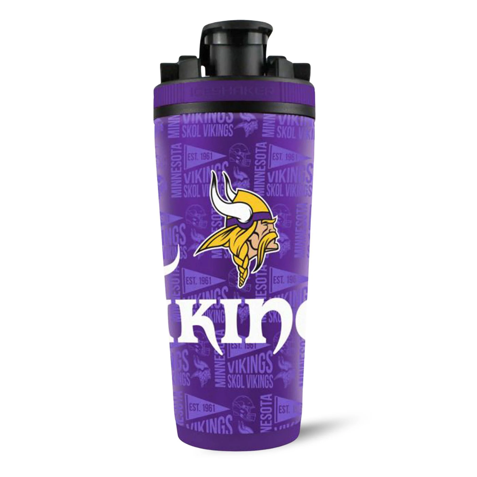 Officially Licensed Minnesota Vikings 26oz Ice Shaker - Image 24