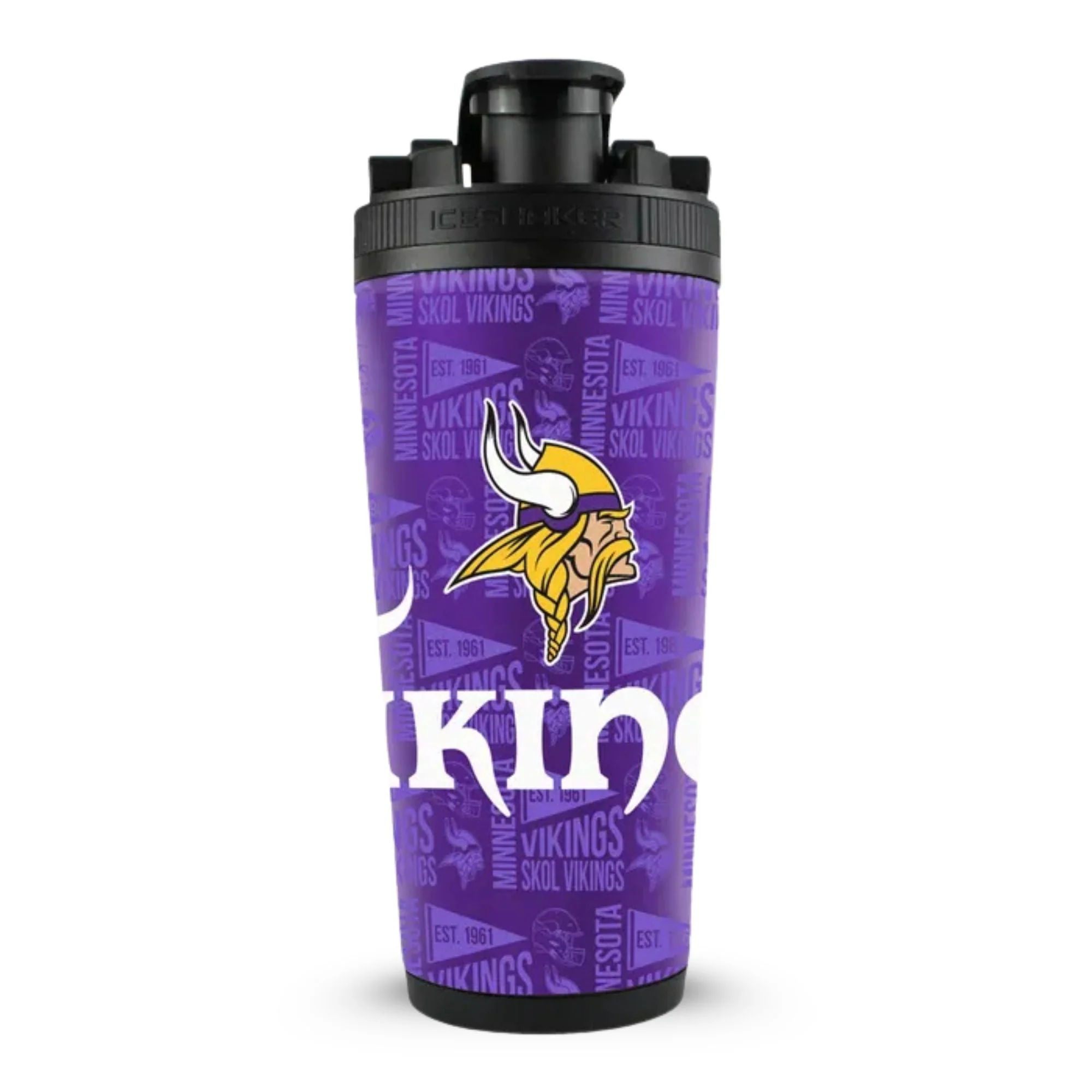 Officially Licensed Minnesota Vikings 4D Ice Shaker - Image 2