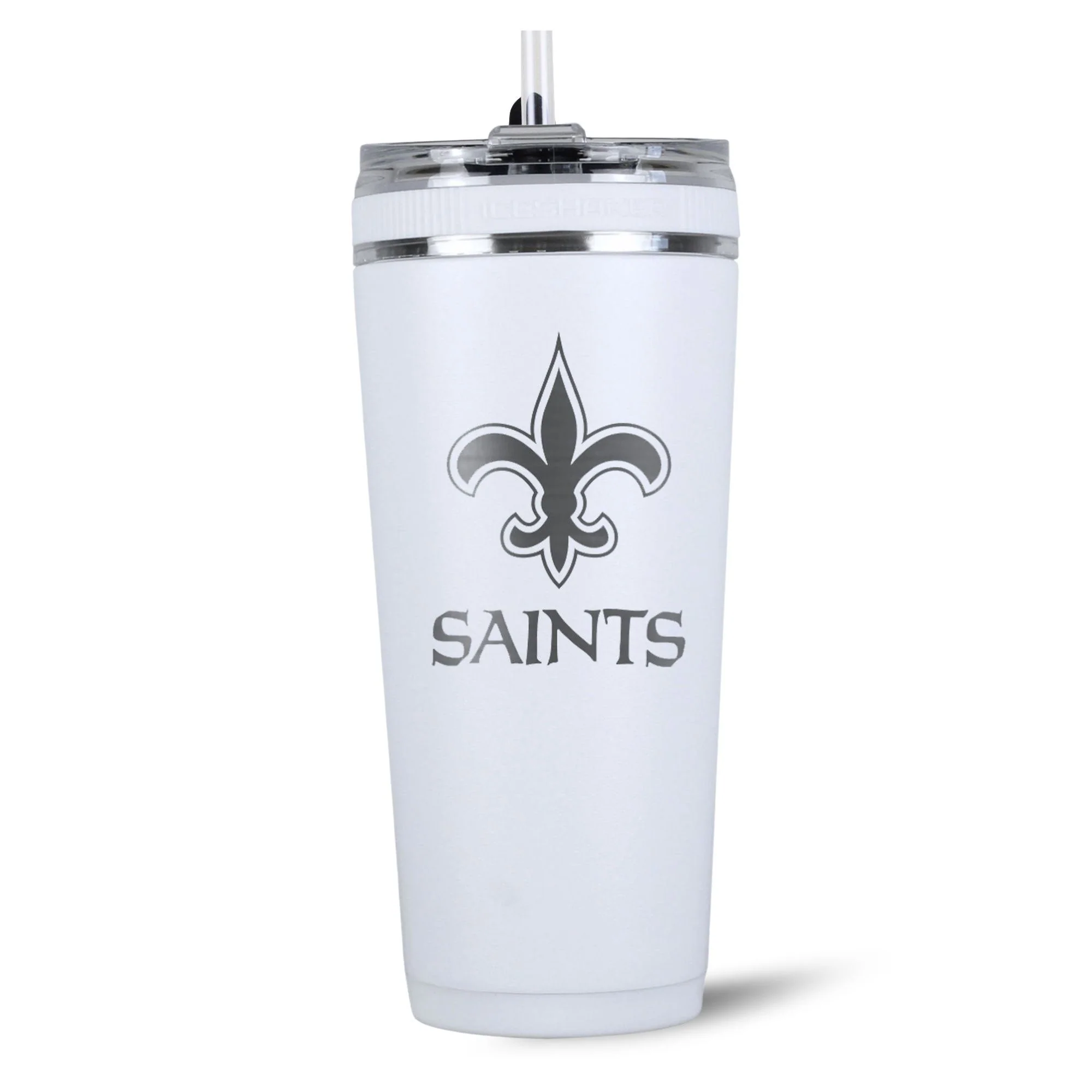 Officially Licensed New Orleans Saints 26oz Flex Bottle - Image 2