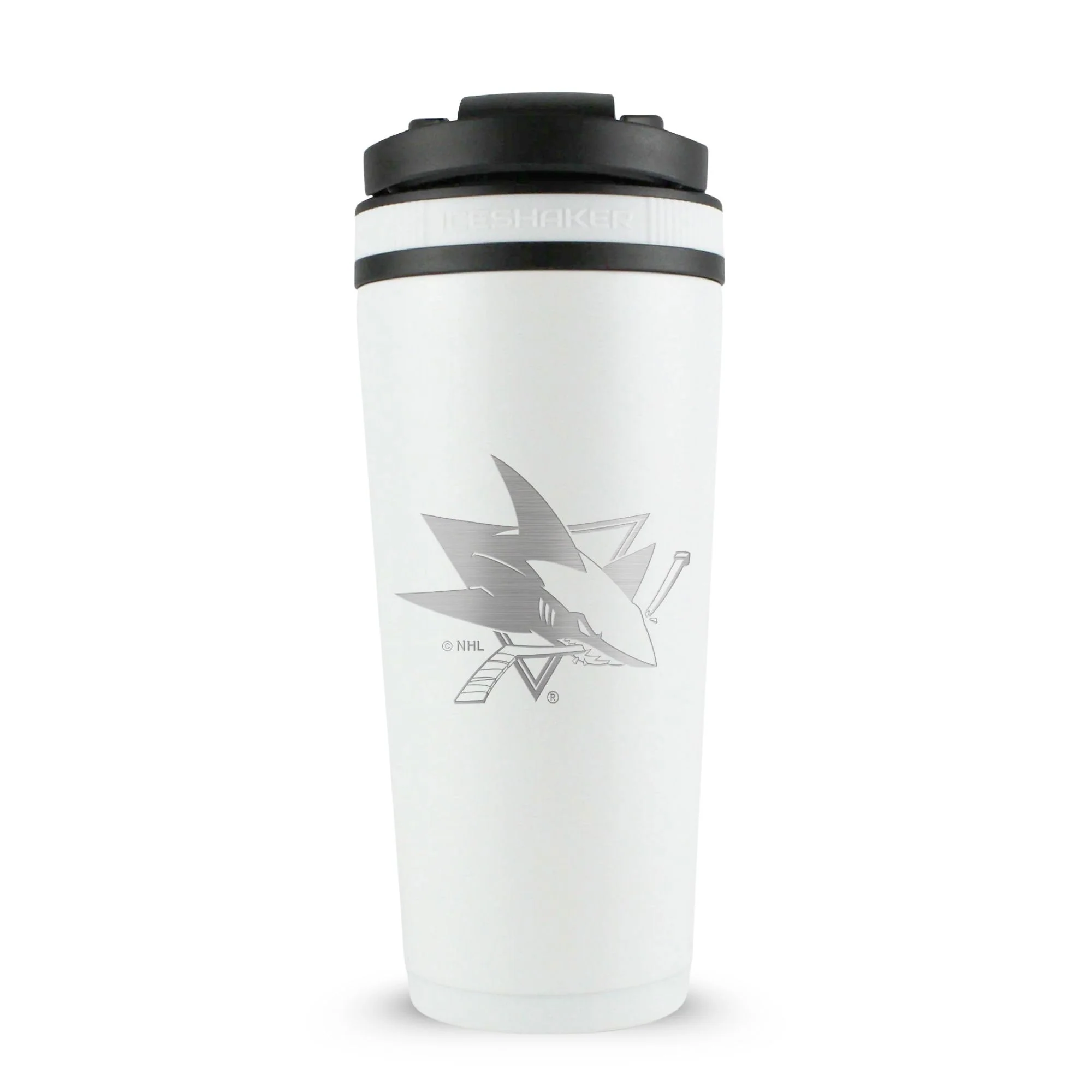 Officially Licensed San Jose Sharks 26oz Ice Shaker - Image 2