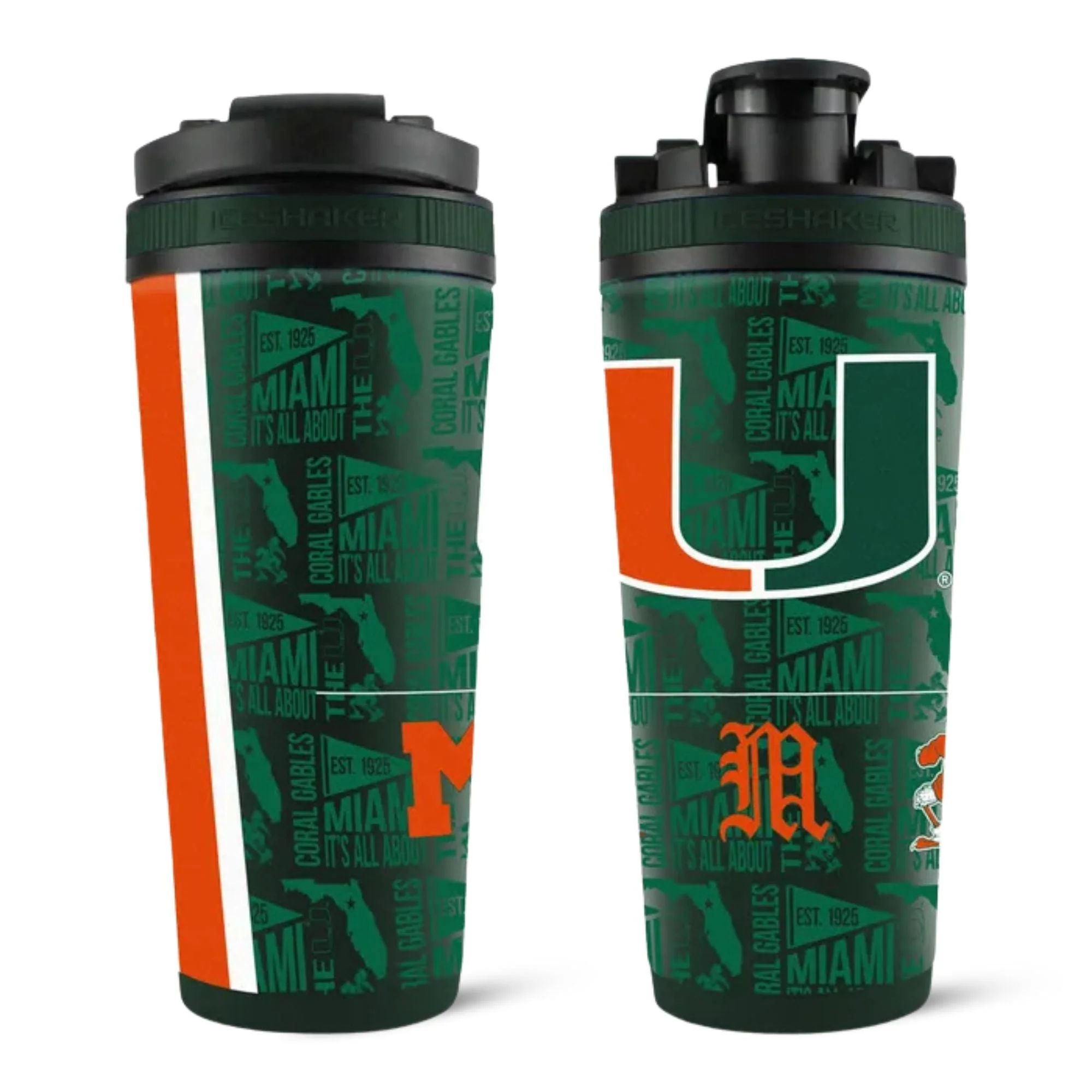 Officially Licensed University of Miami 26oz Ice Shaker - Image 15