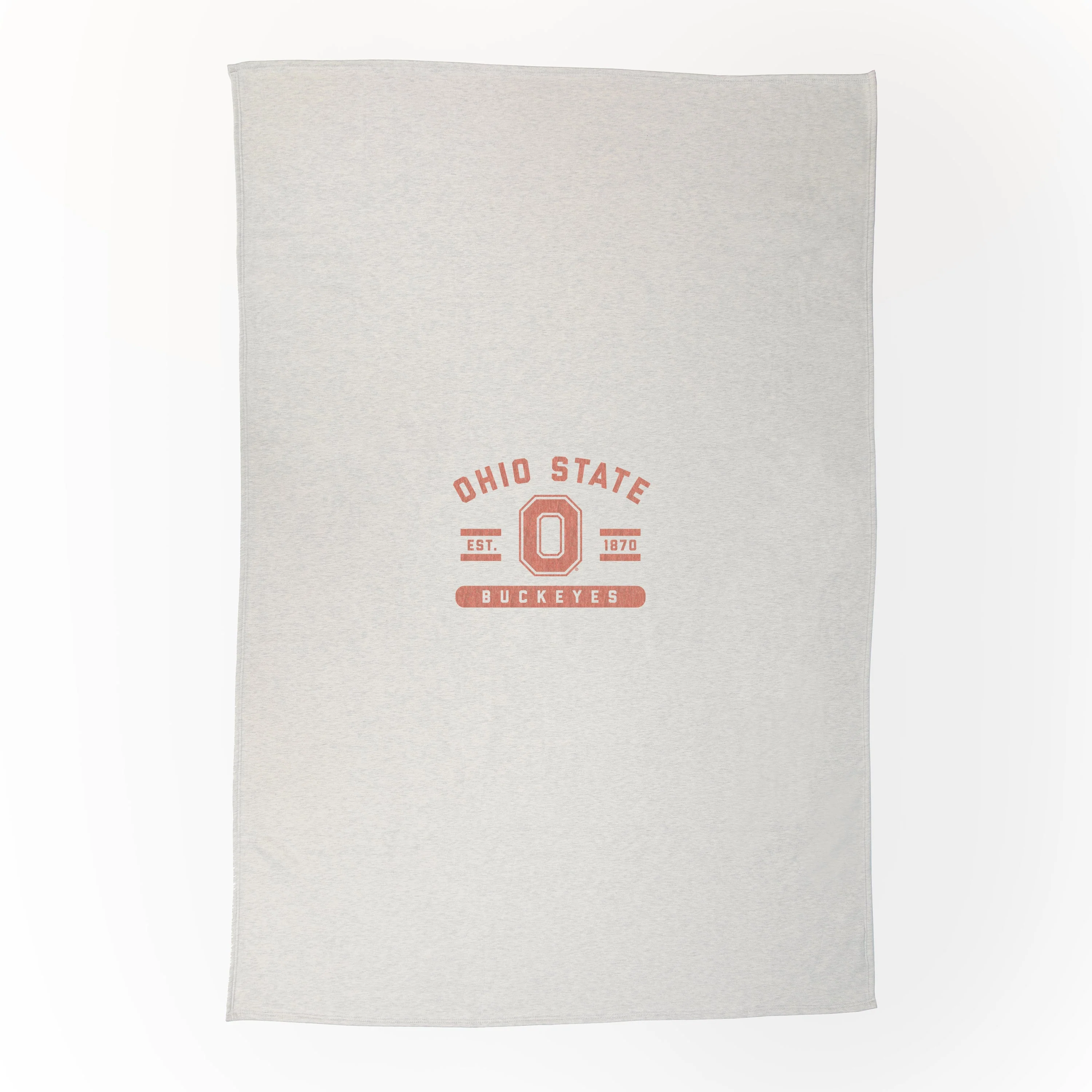 Ohio State Oatmeal Sweatshirt Blanket