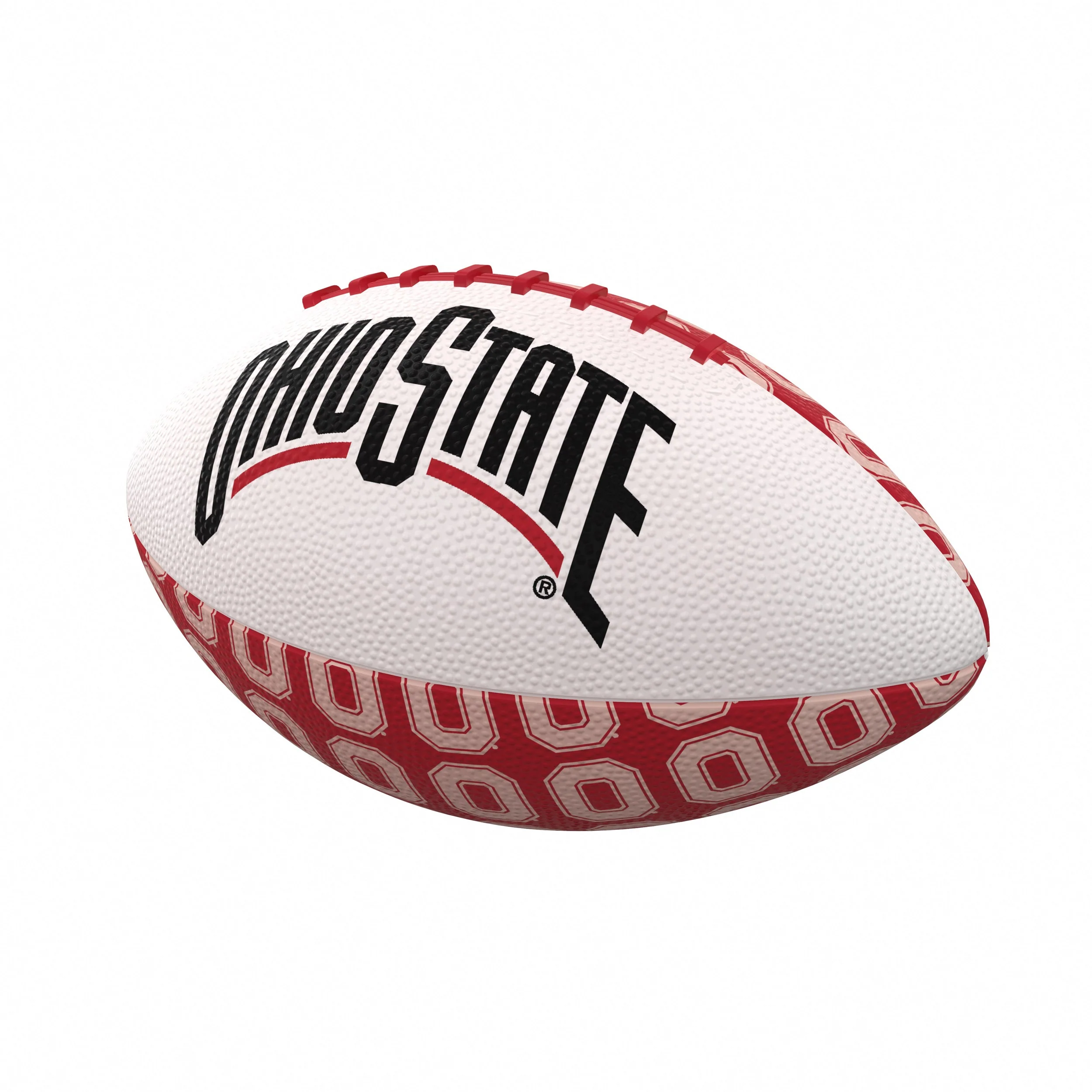 Ohio State Repeating Mini-Size Rubber Football