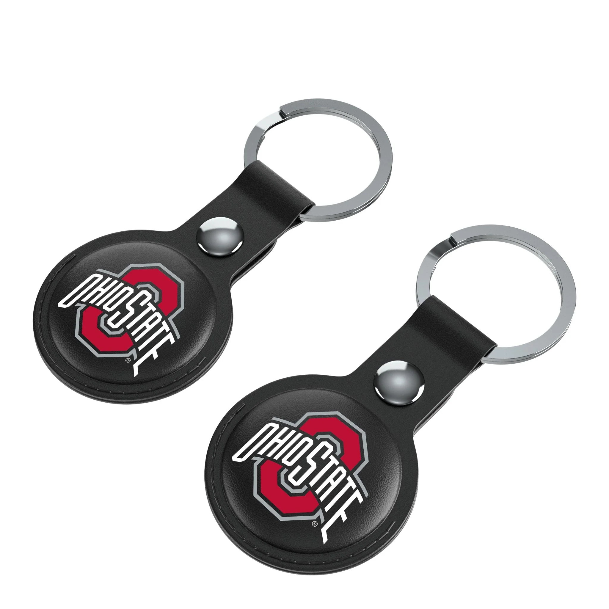 Ohio State University Buckeyes Insignia Black Airtag Holder 2-Pack - Image 3
