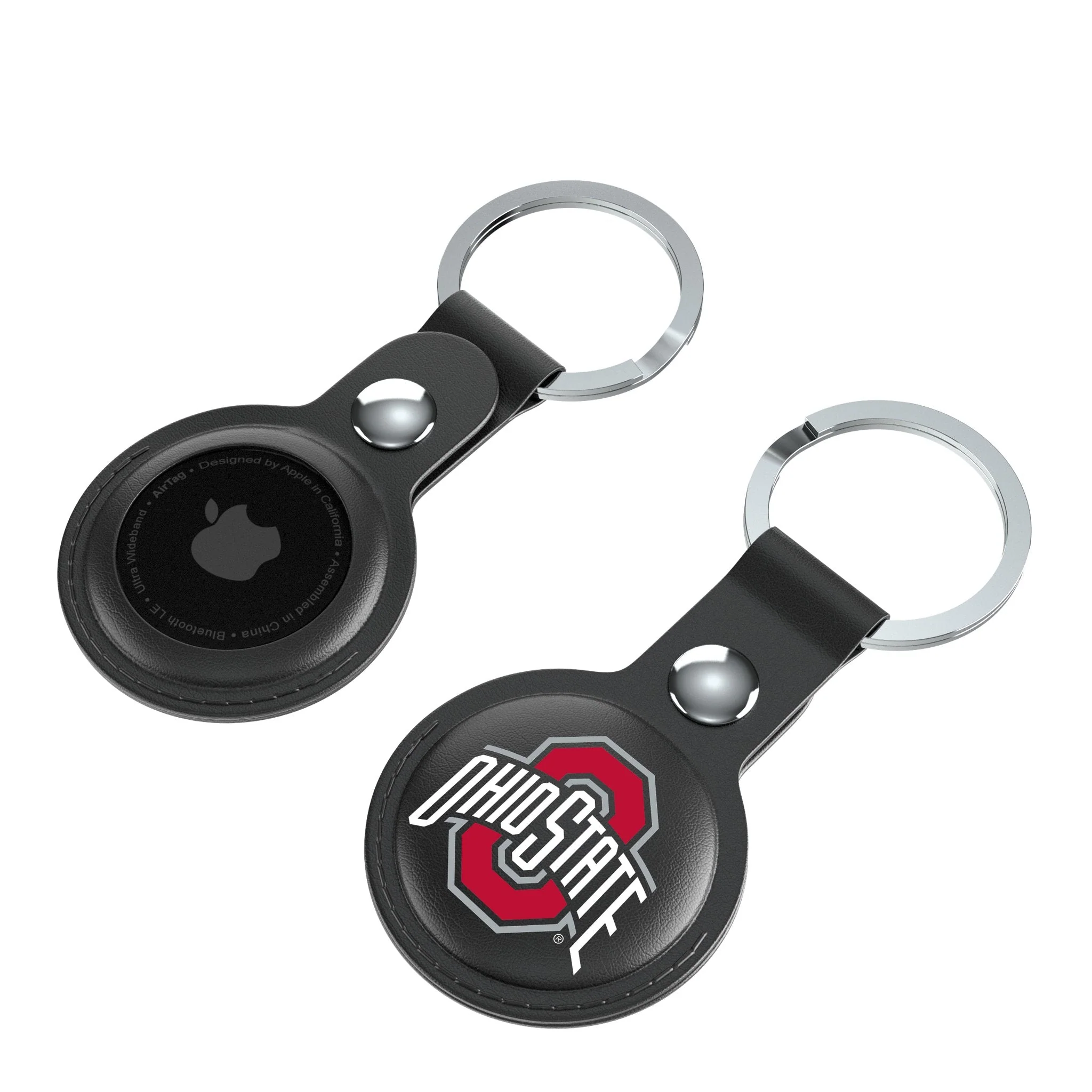 Ohio State University Buckeyes Insignia Black Airtag Holder 2-Pack - Image 4