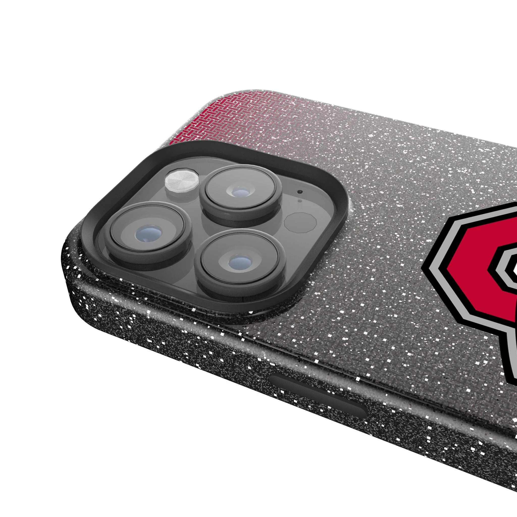 Ohio State University Buckeyes Linen Bling Phone Case for Apple iPhone - Image 4