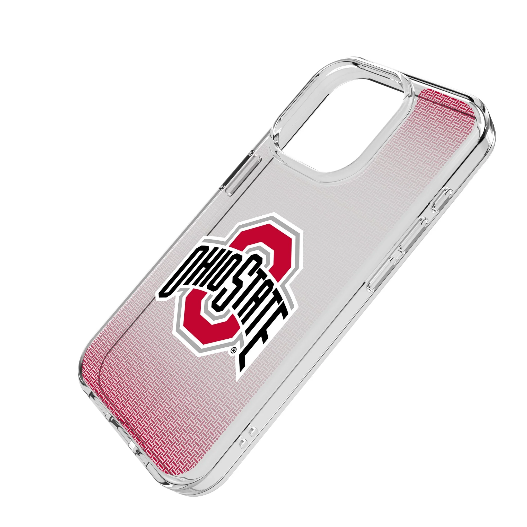 Ohio State University Buckeyes Linen Clear Phone Case for Apple iPhone - Image 2