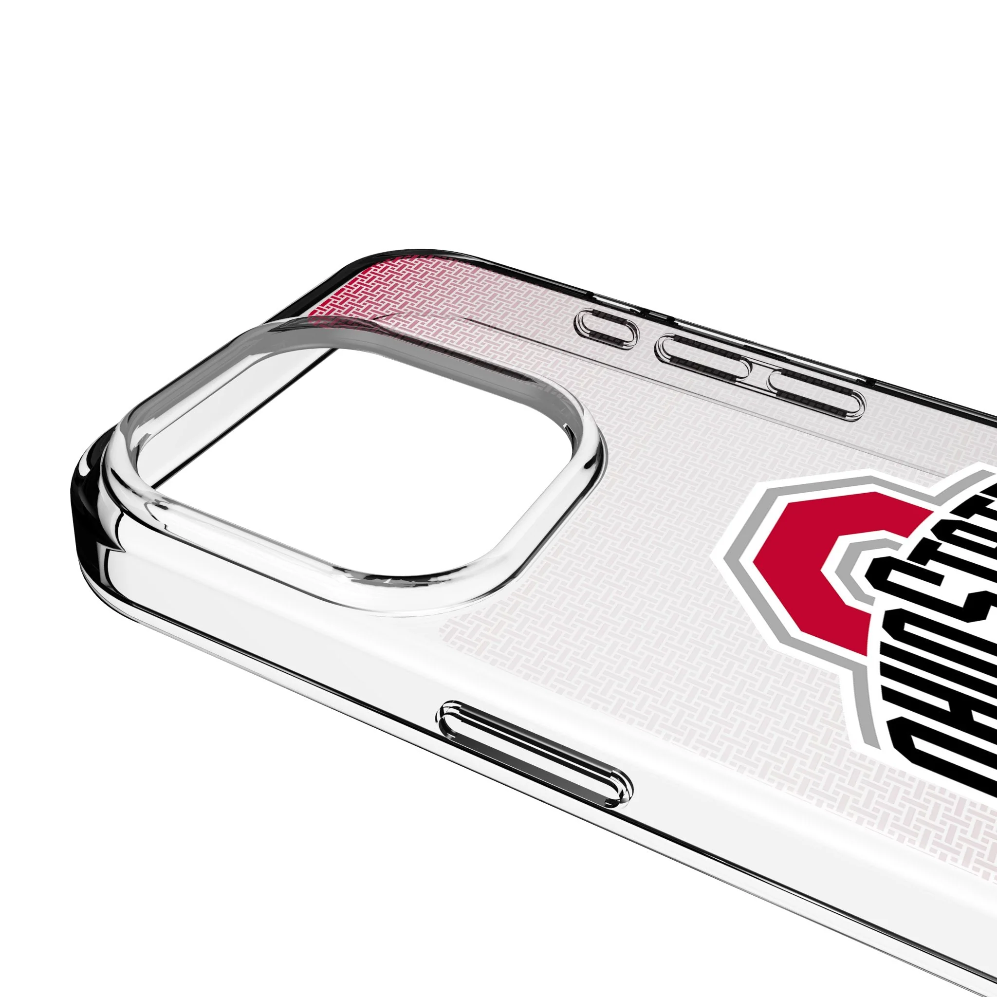 Ohio State University Buckeyes Linen Clear Phone Case for Apple iPhone - Image 3