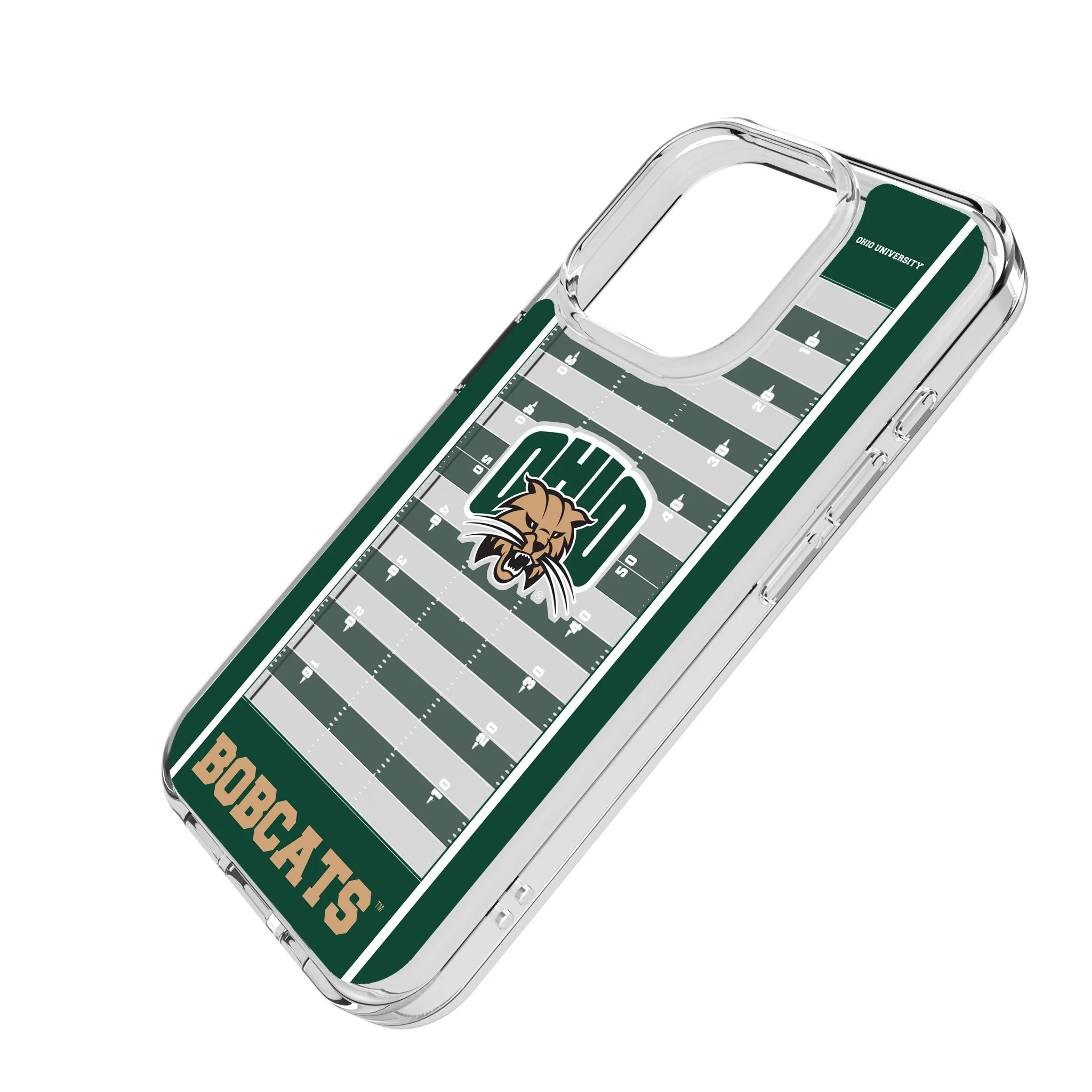 Ohio University Bobcats Field Clear Phone Case for Apple iPhone - Image 2