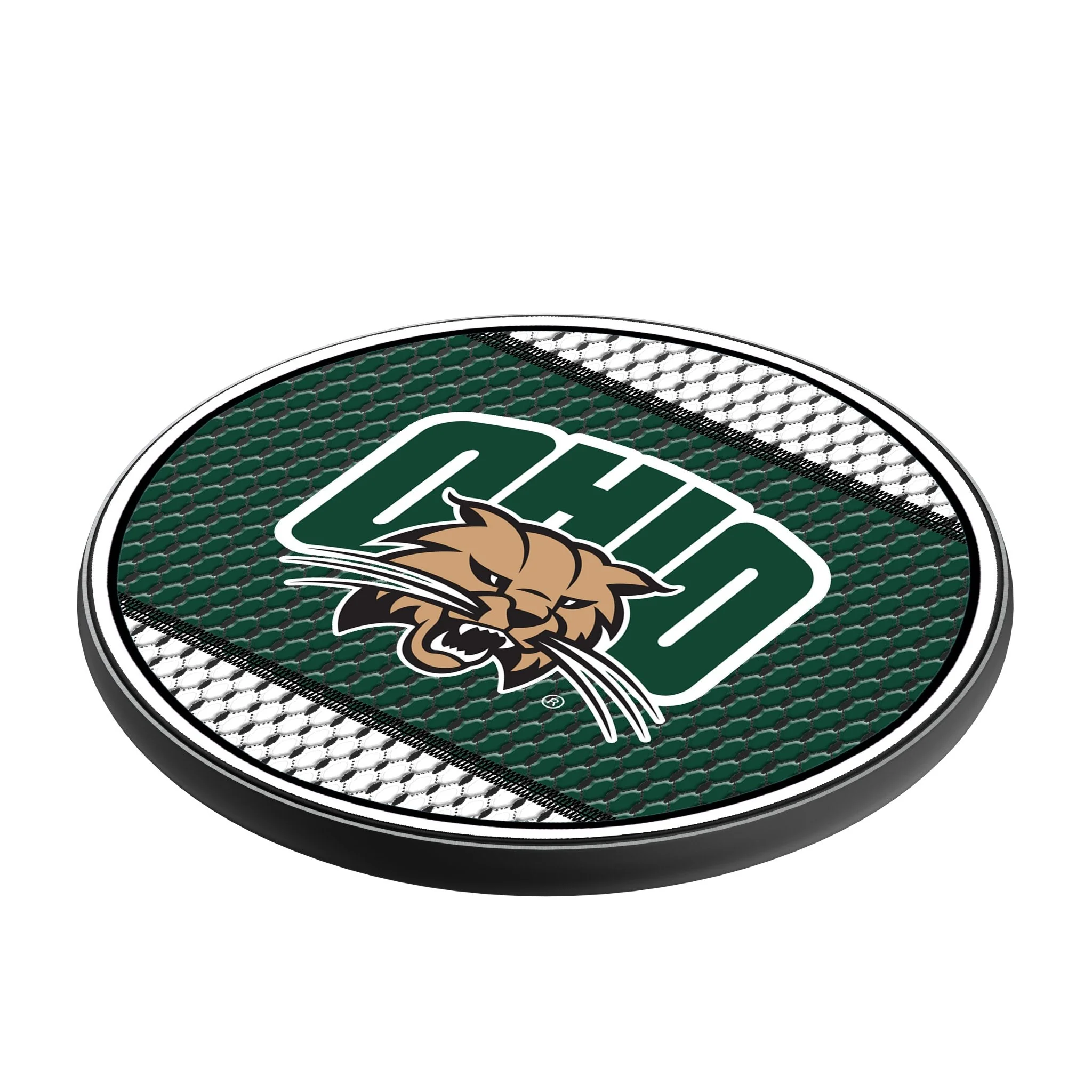 Ohio University Bobcats Mesh 15-Watt Wireless Charger - Image 2