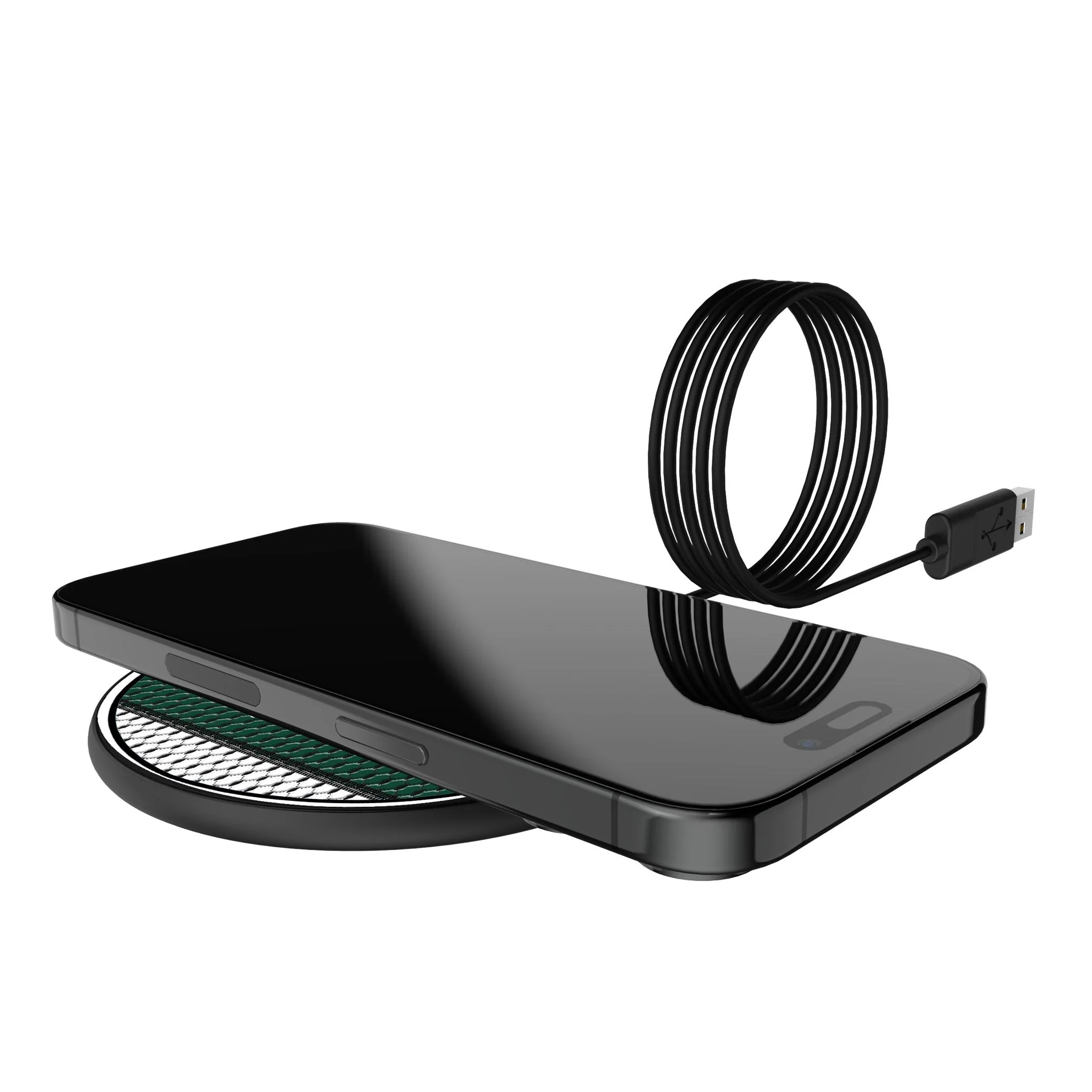 Ohio University Bobcats Mesh 15-Watt Wireless Charger - Image 5
