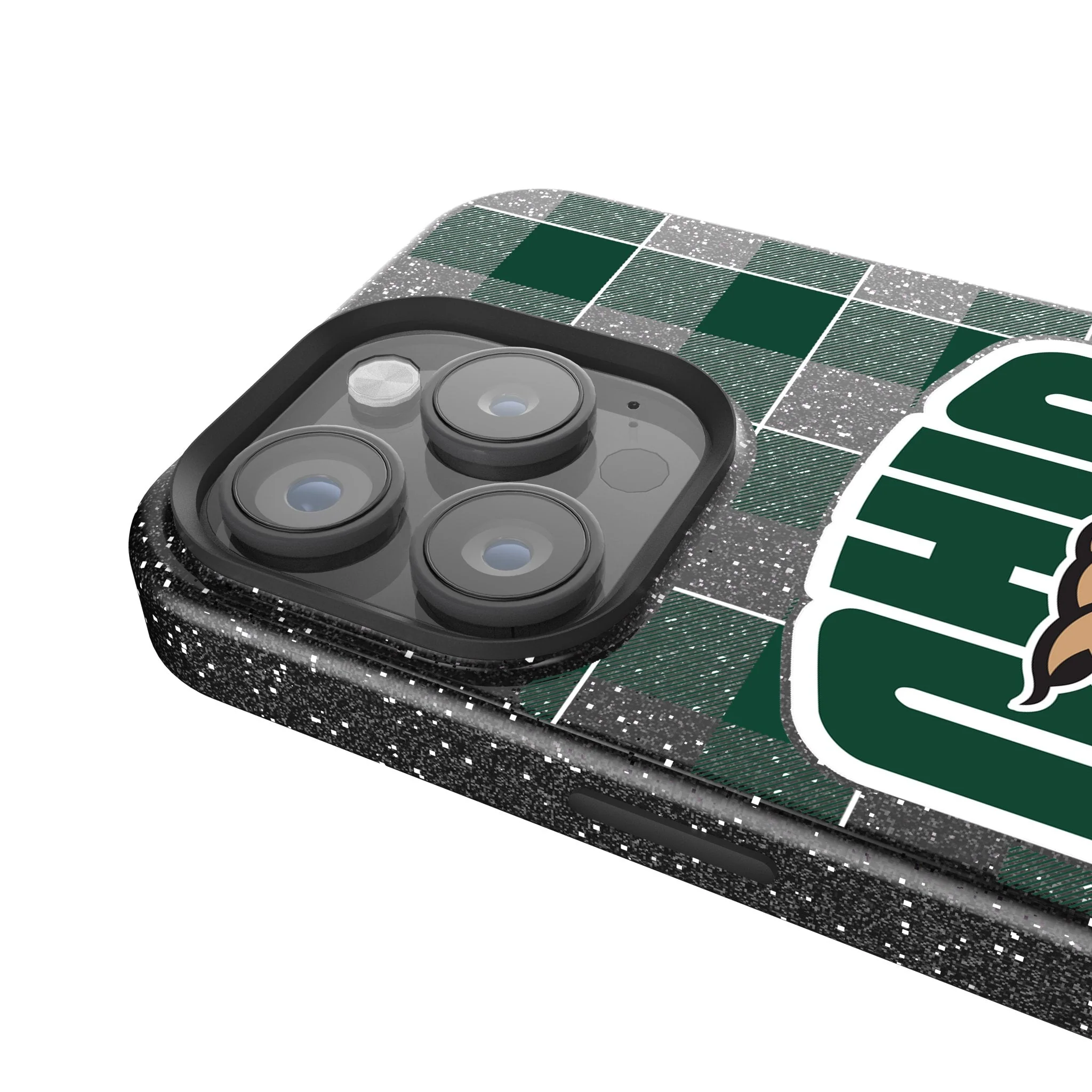 Ohio University Bobcats Plaid Bling Phone Case - Image 4