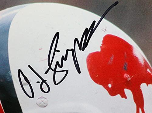 OJ Simpson Autographed Buffalo Bills Close Up 8x10 HM Photo- JSA W Black - Image 2