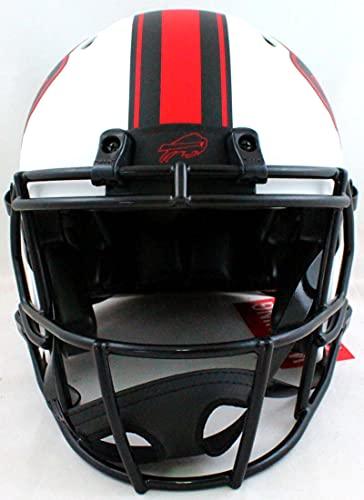 OJ Simpson Autographed Buffalo Bills Lunar Authentic Helmet w/HOF - JSA W Red - Image 4
