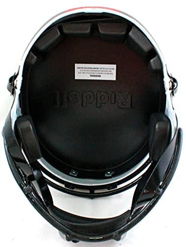 OJ Simpson Autographed Buffalo Bills Lunar Speed Helmet w/HOF - JSA W Red - Image 2