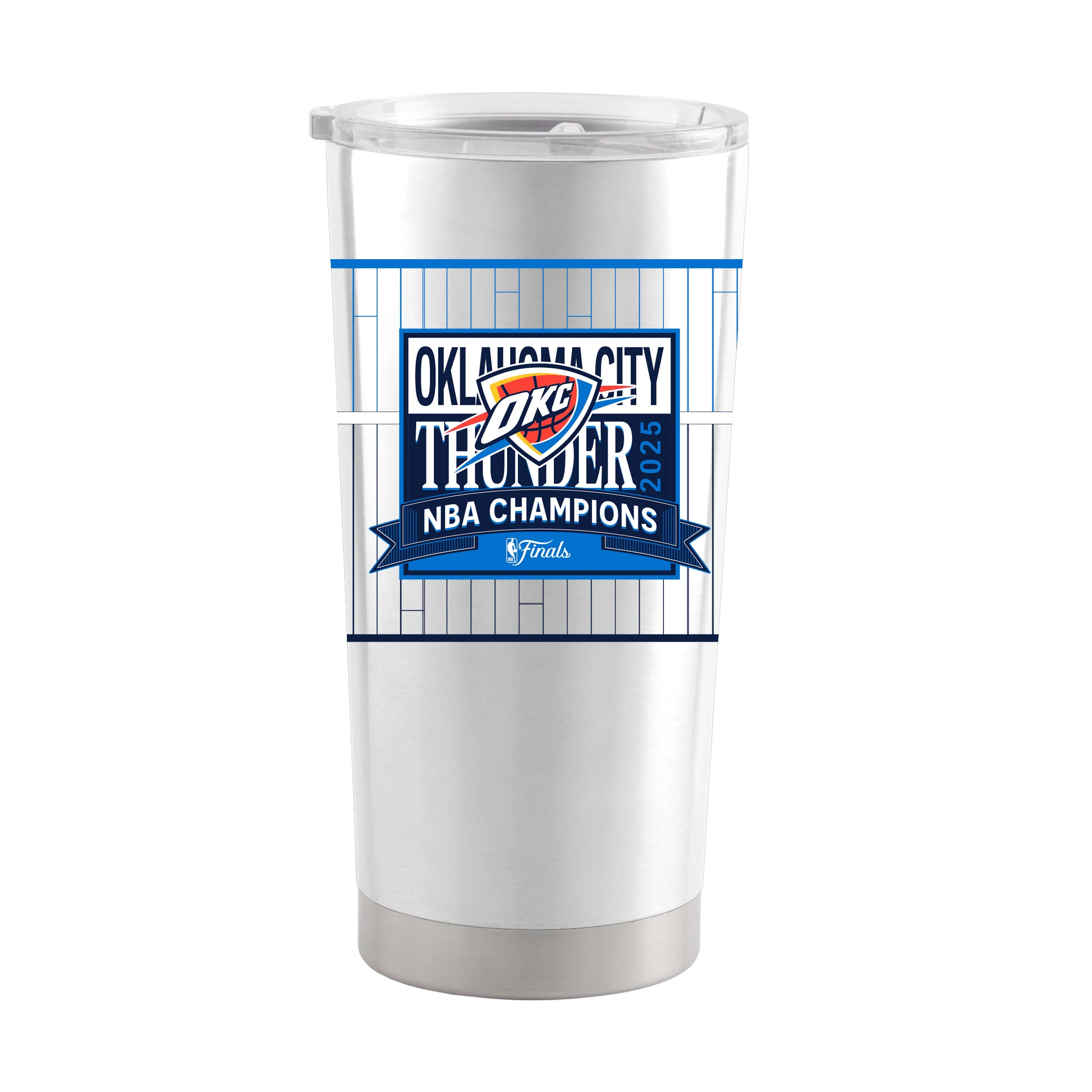 OKC Thunder 2025 NBA Champions 20oz Stainless Tumbler - Image 2