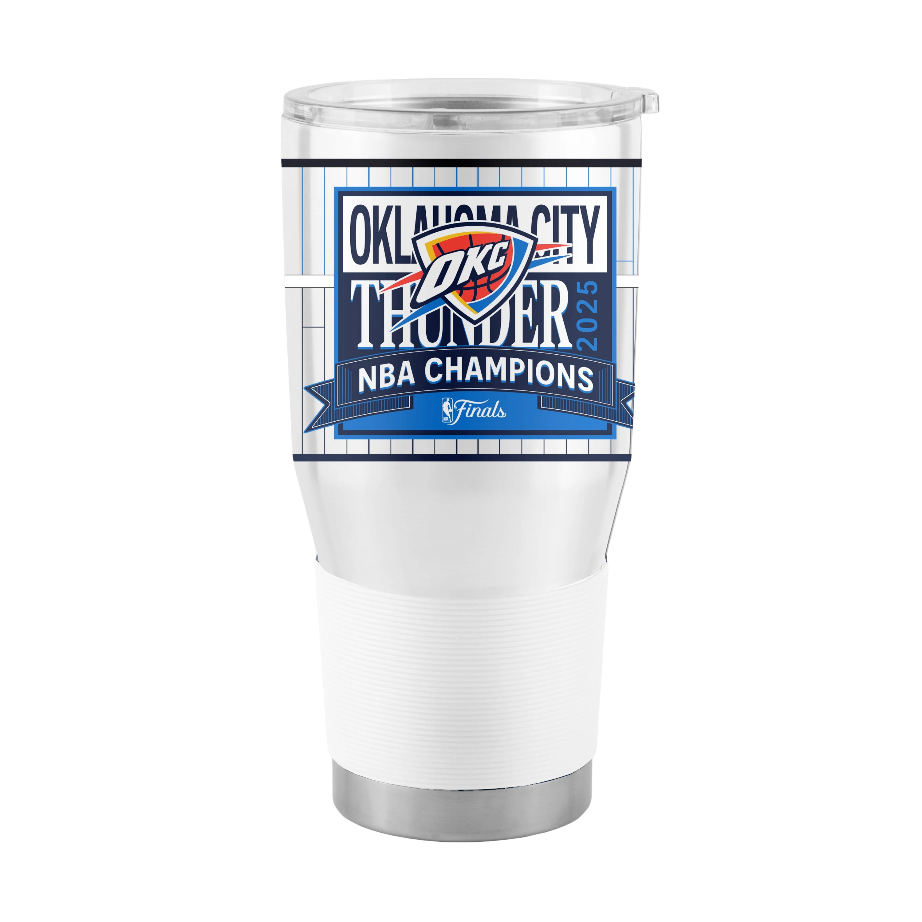 OKC Thunder 2025 NBA Champions 30oz Stainless Tumbler - Image 2