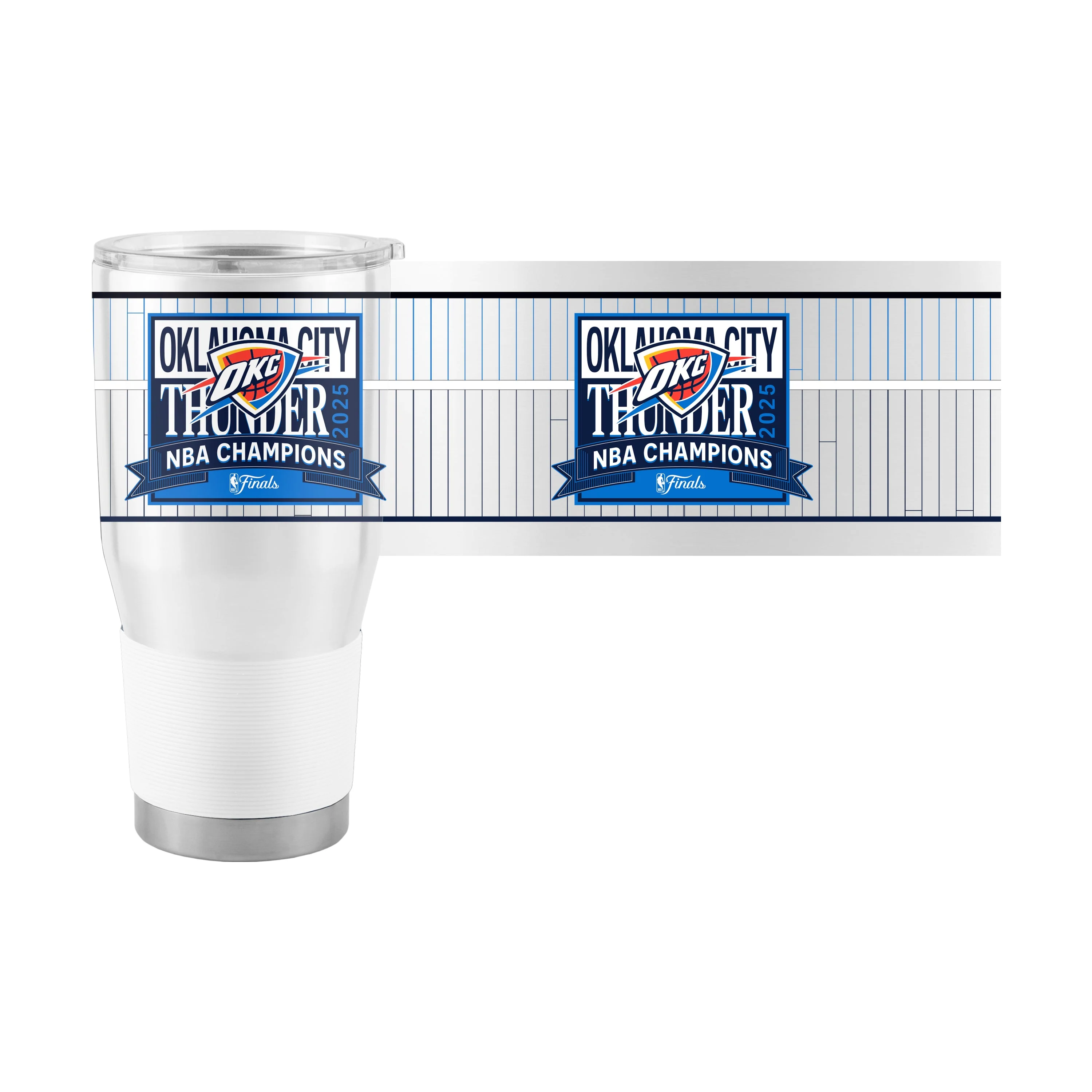 OKC Thunder 2025 NBA Champions 30oz Stainless Tumbler - Image 3