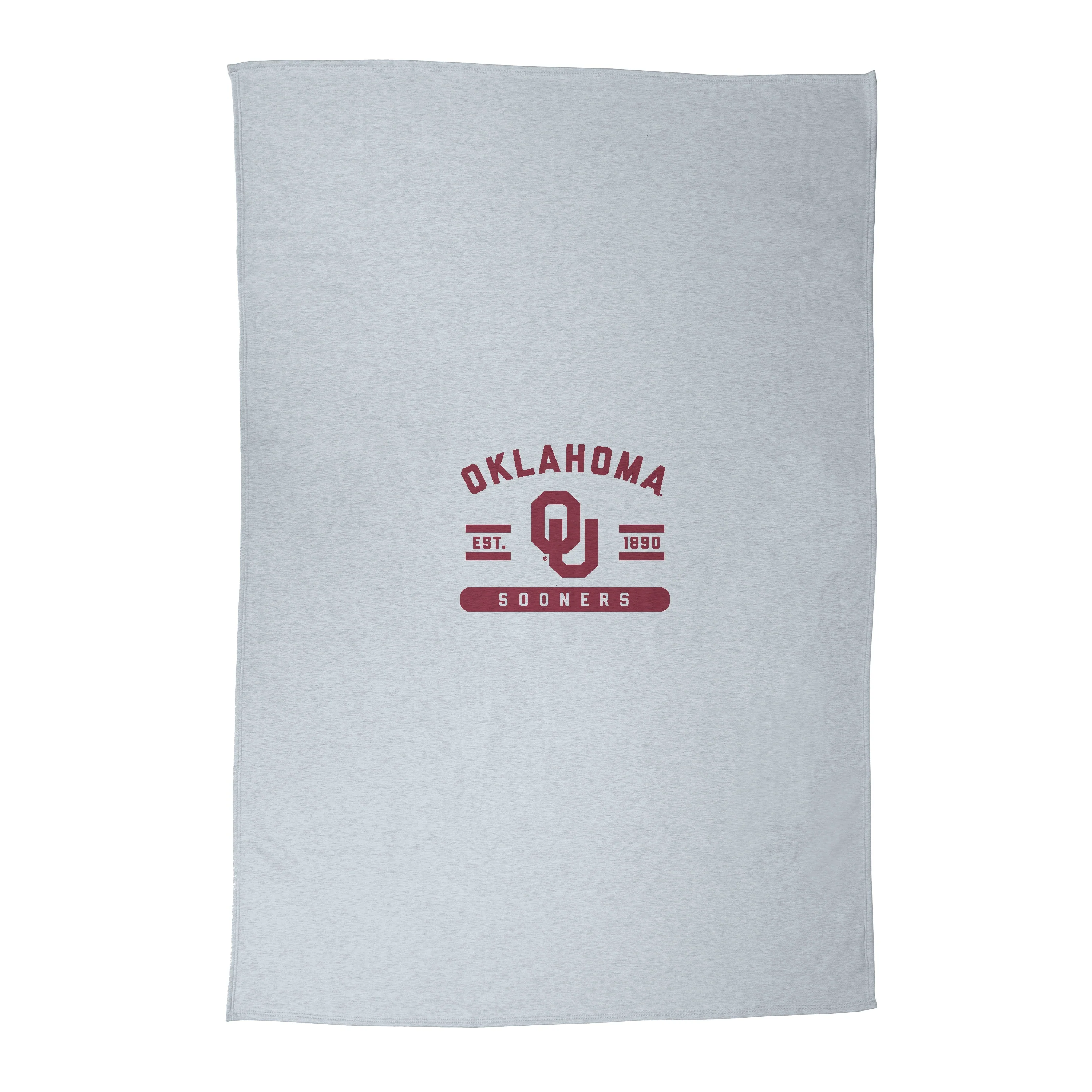 Oklahoma Athletic Gray Sublimated Sweatshirt Blanket