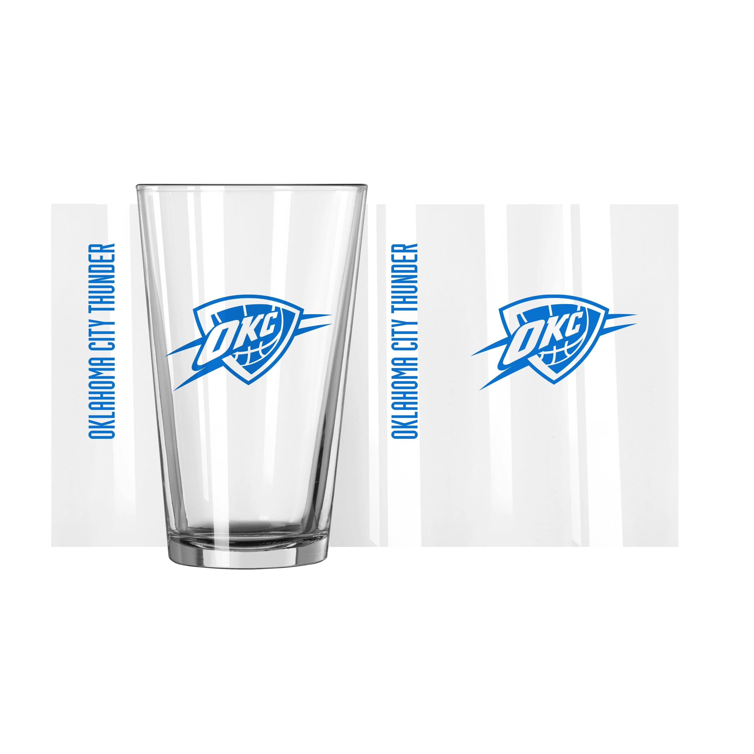 Oklahoma City Thunder 16oz Gameday Pint Glass - Image 2