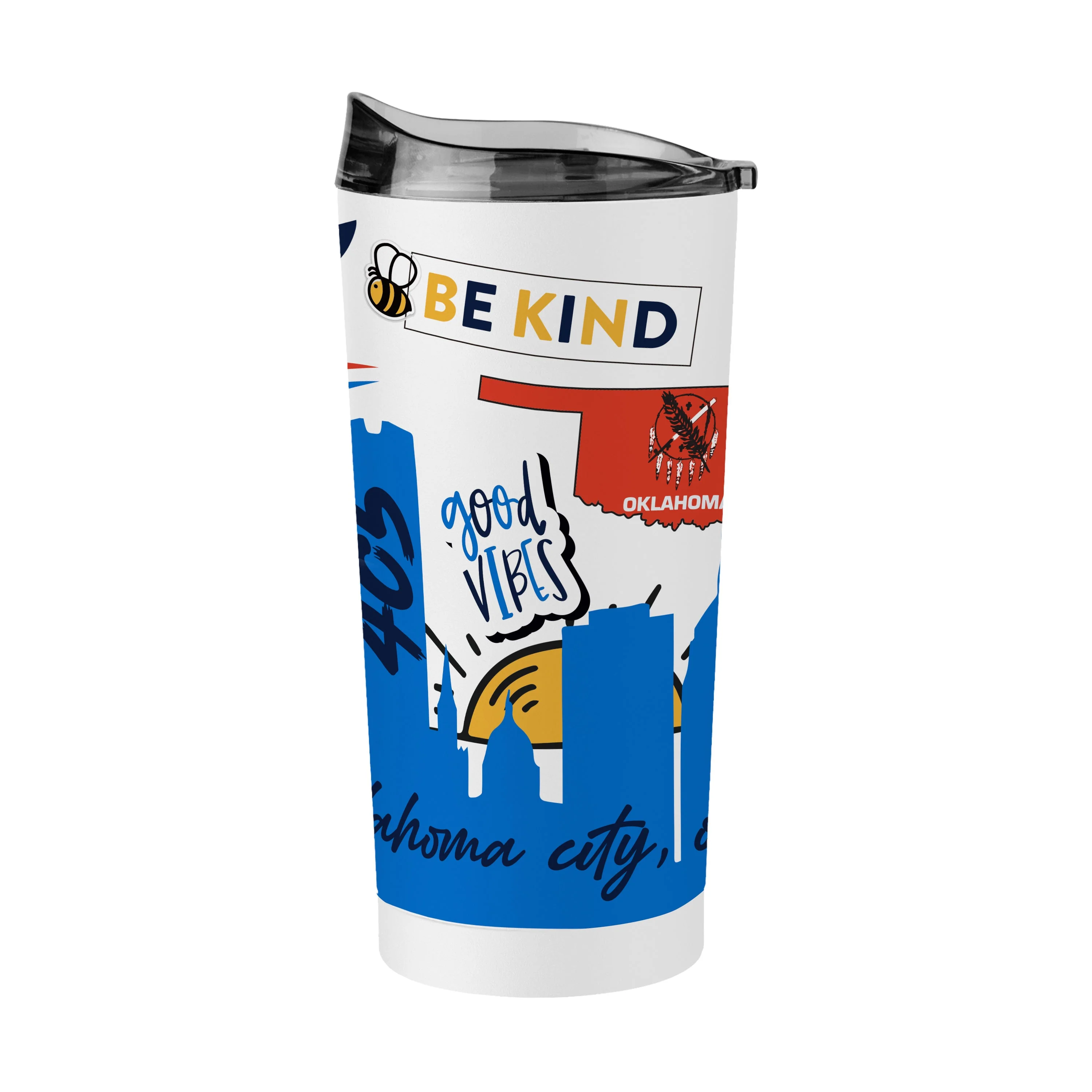 Oklahoma City Thunder 20oz Native Powder Coat Tumbler