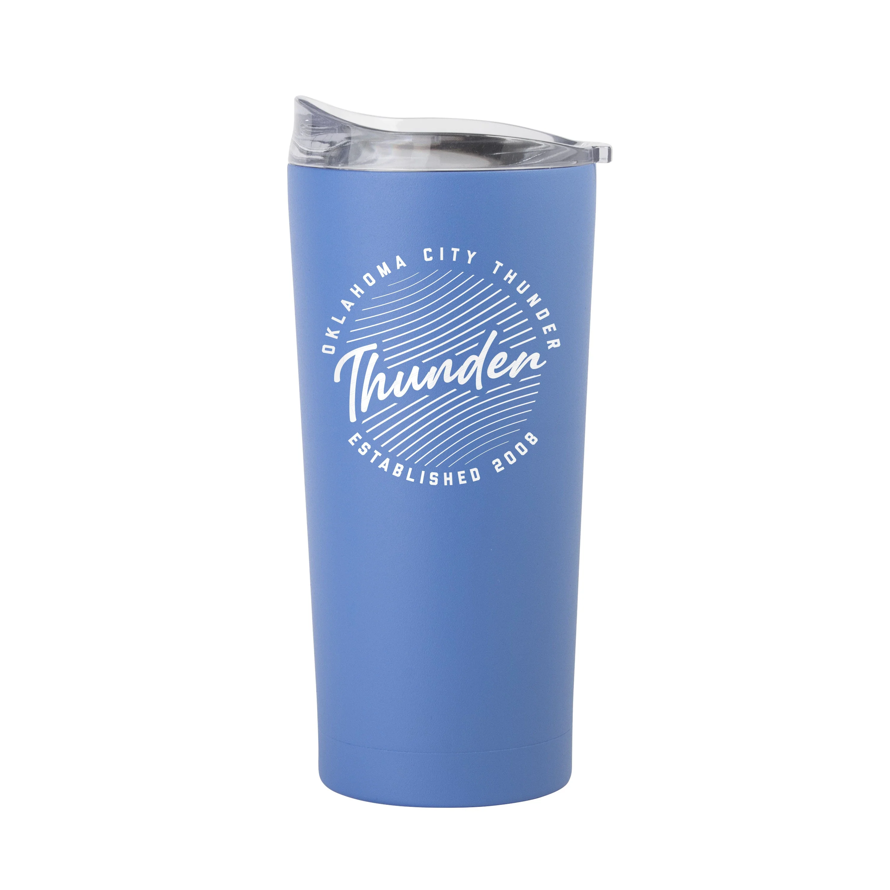 Oklahoma City Thunder 20oz Retro Script Arctic Powder Coat Tumbler