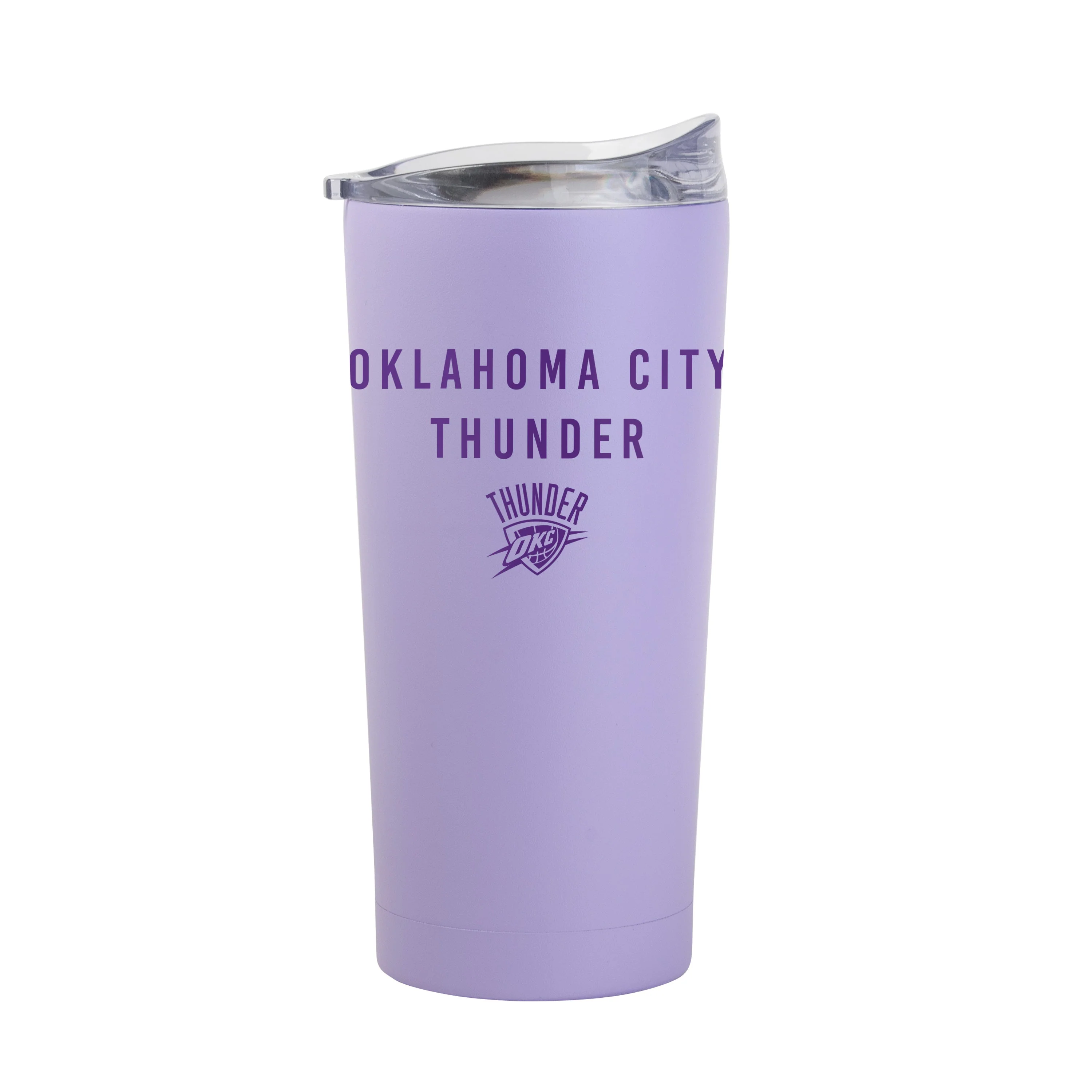 Oklahoma City Thunder 20oz Tonal Lavender Powder Coat Tumbler - Image 2