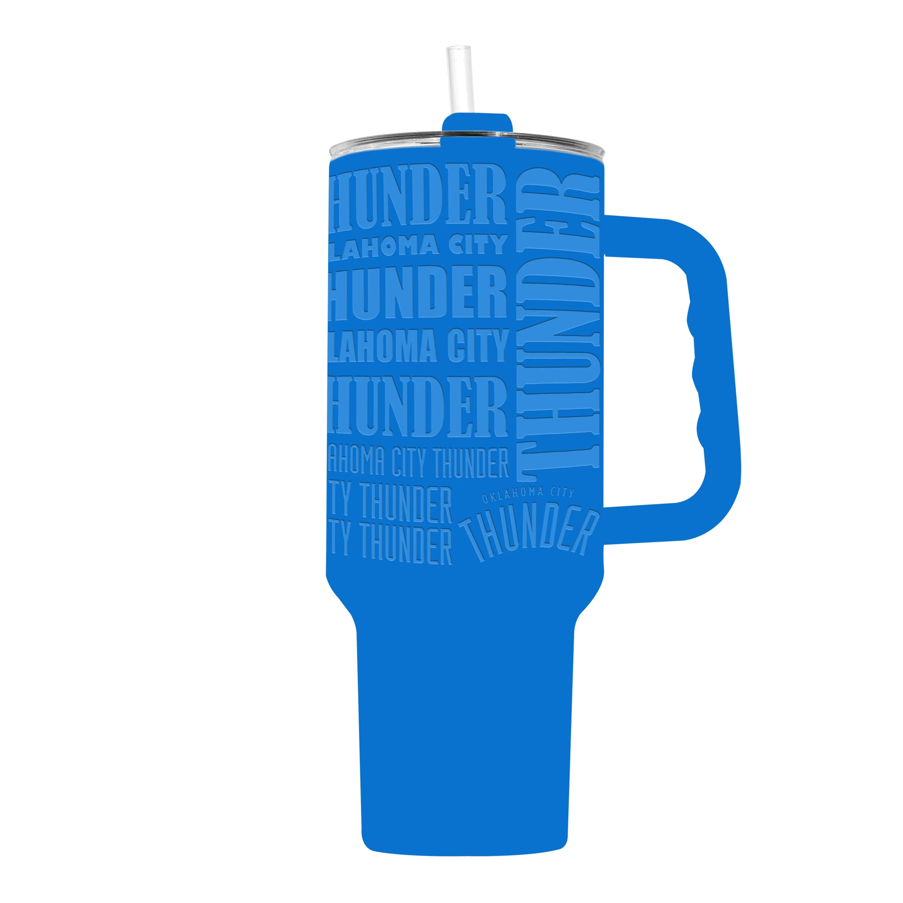 Oklahoma City Thunder 40oz Replay Powder Coat Tumbler - Image 2