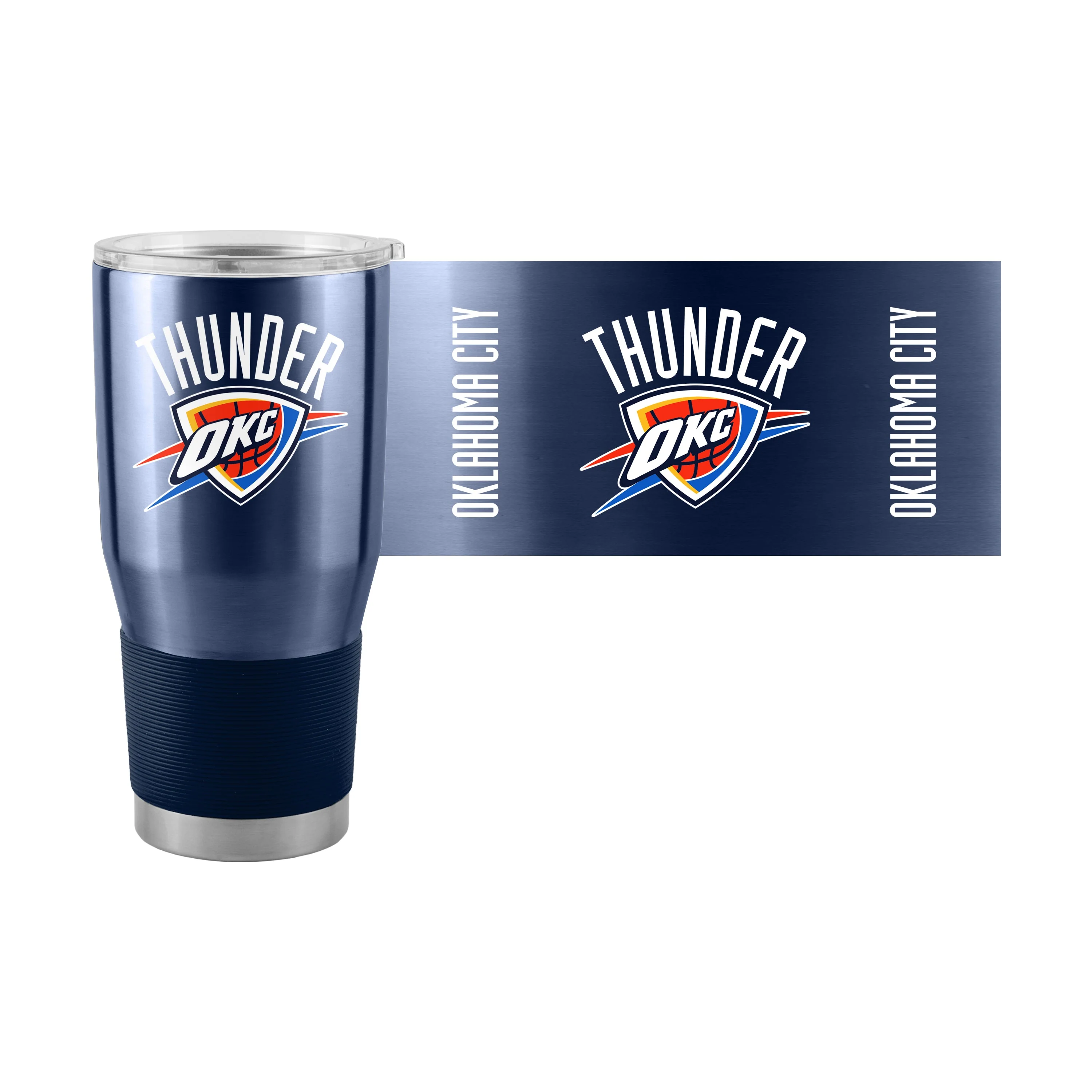 Oklahoma City Thunder Navy 30oz Gameday Stainless Tumbler - Image 2