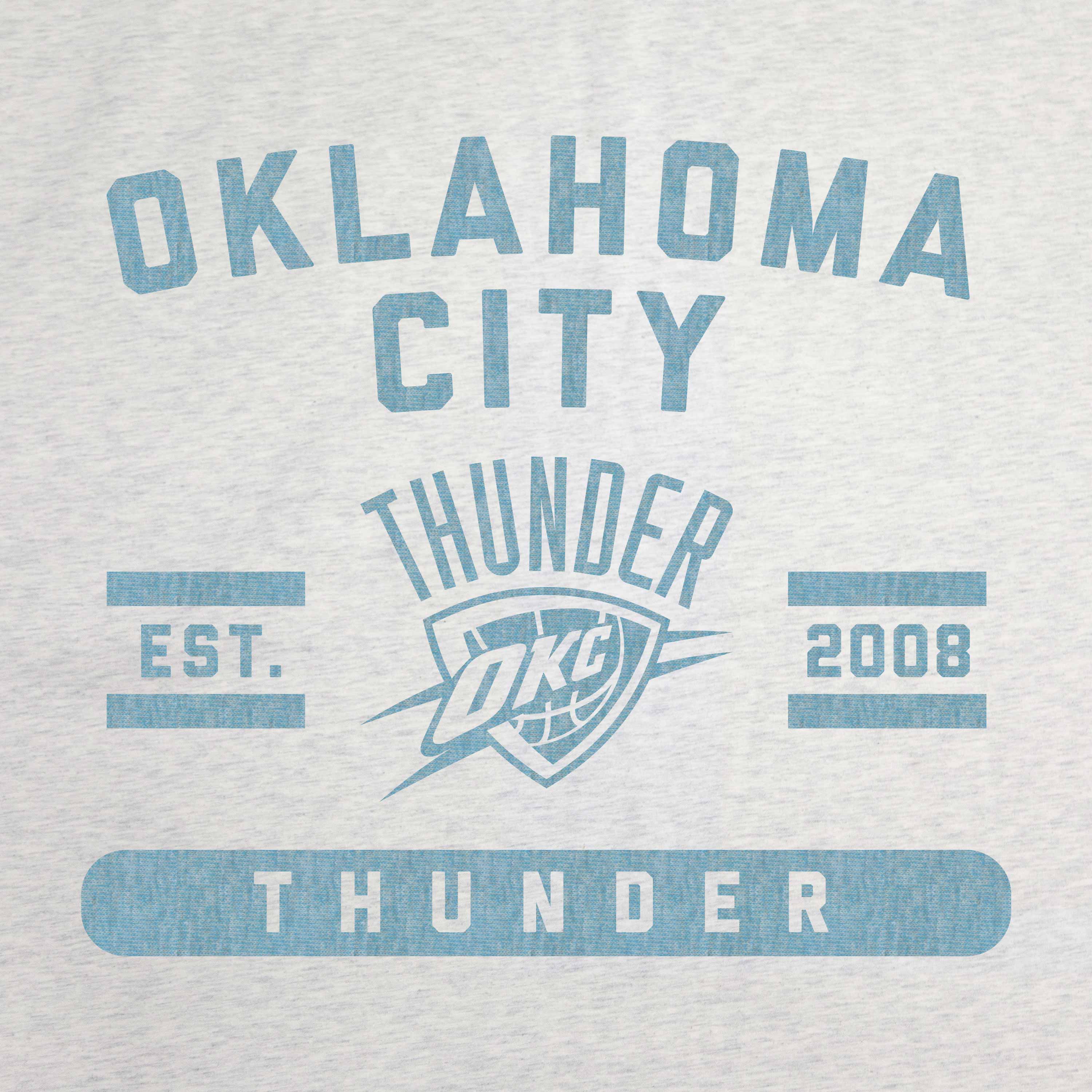 Oklahoma City Thunder Sublimated Sweatshirt Blanket - Image 2