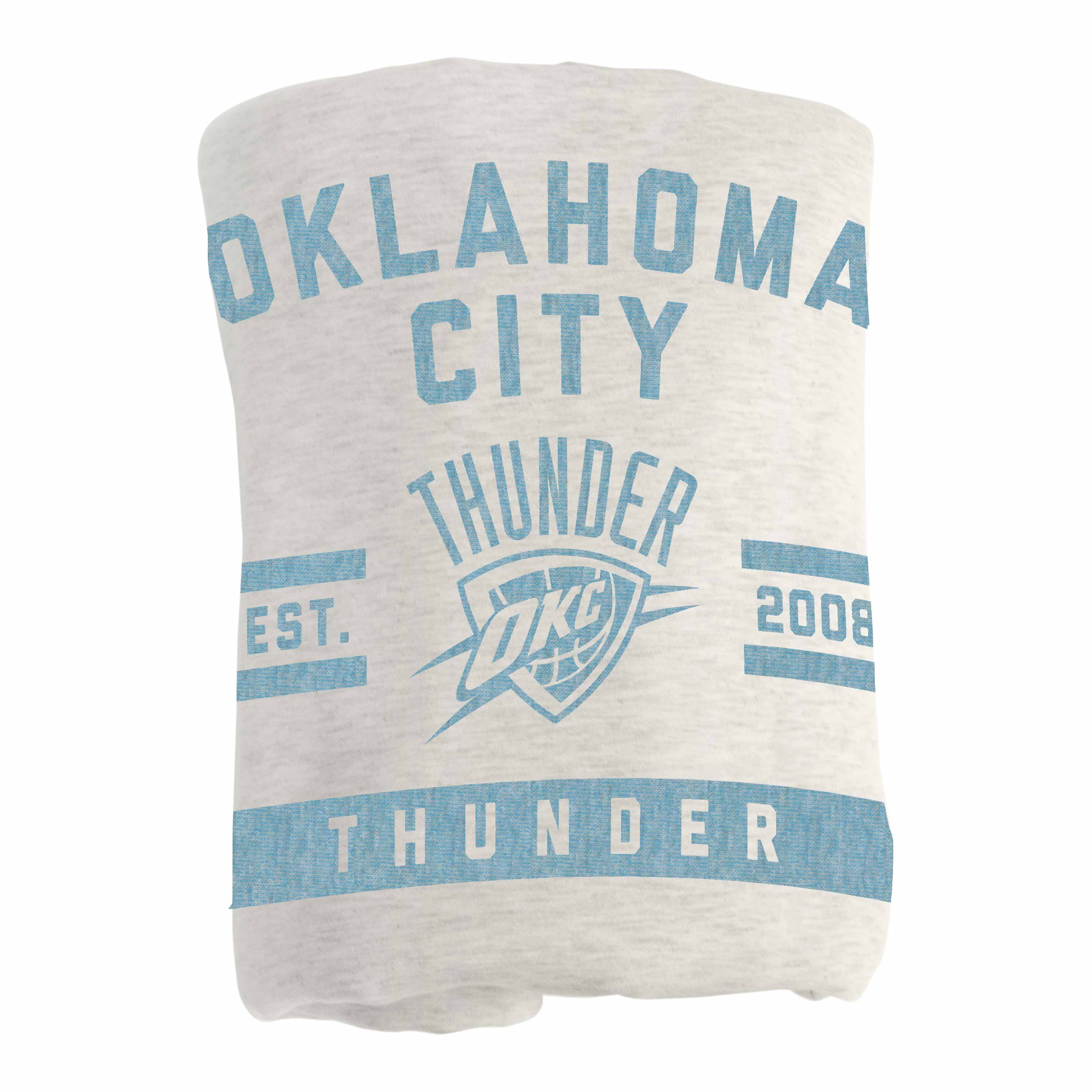 Oklahoma City Thunder Sublimated Sweatshirt Blanket - Image 3