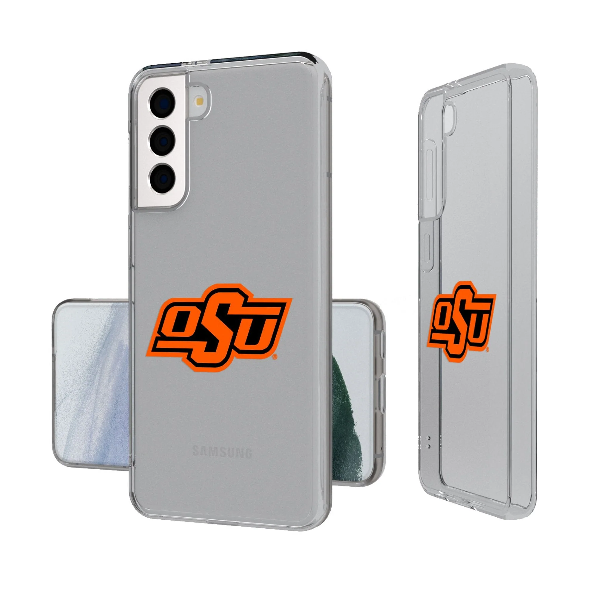 Oklahoma State University Cowboys Insignia Clear Phone Case